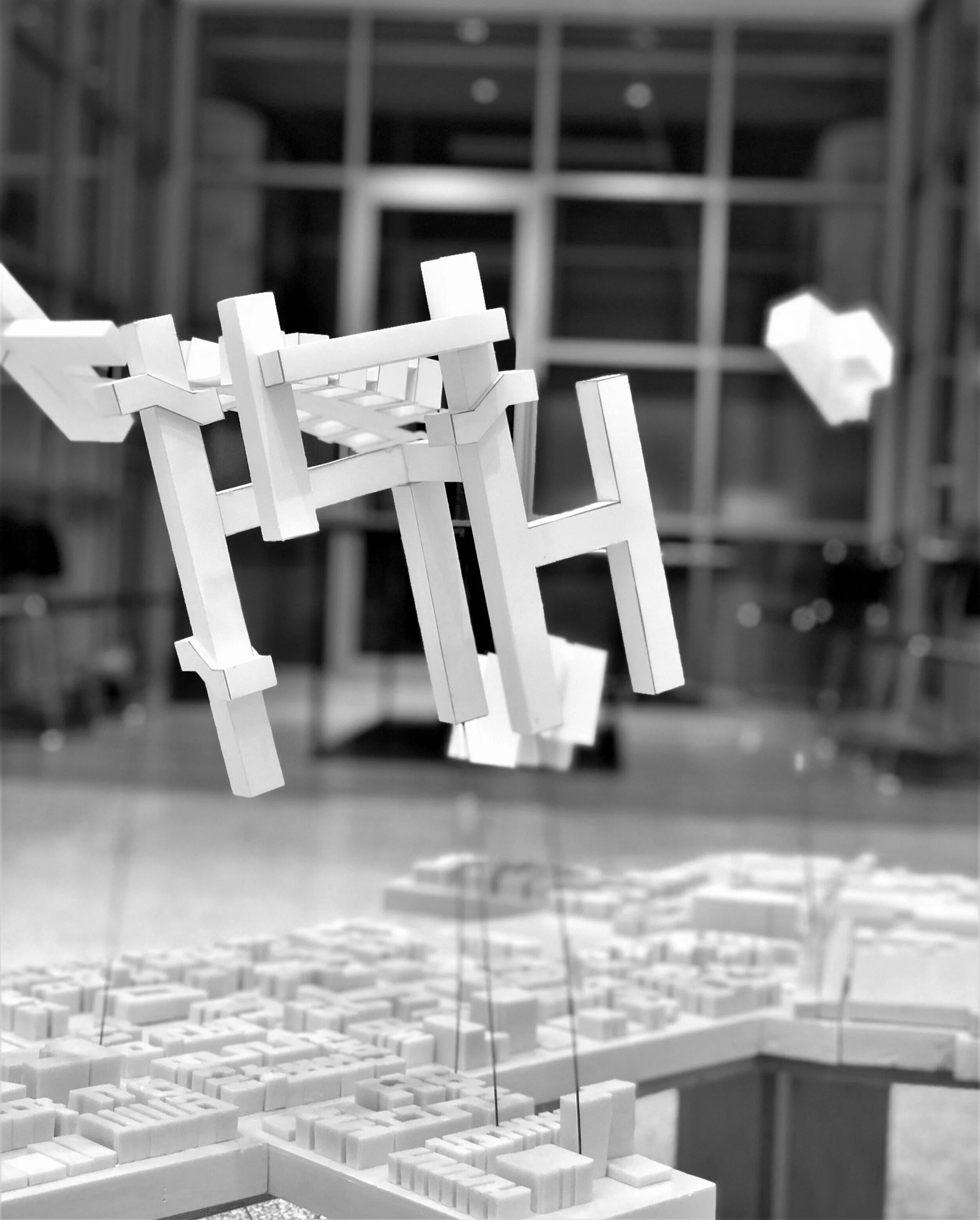 The superstructure intervention generates new habitable public spaces as an extension of domesticity. The addition of new spaces is a manipulation of the shape and measurement of different staircases that create extrusions that contract and expand, …