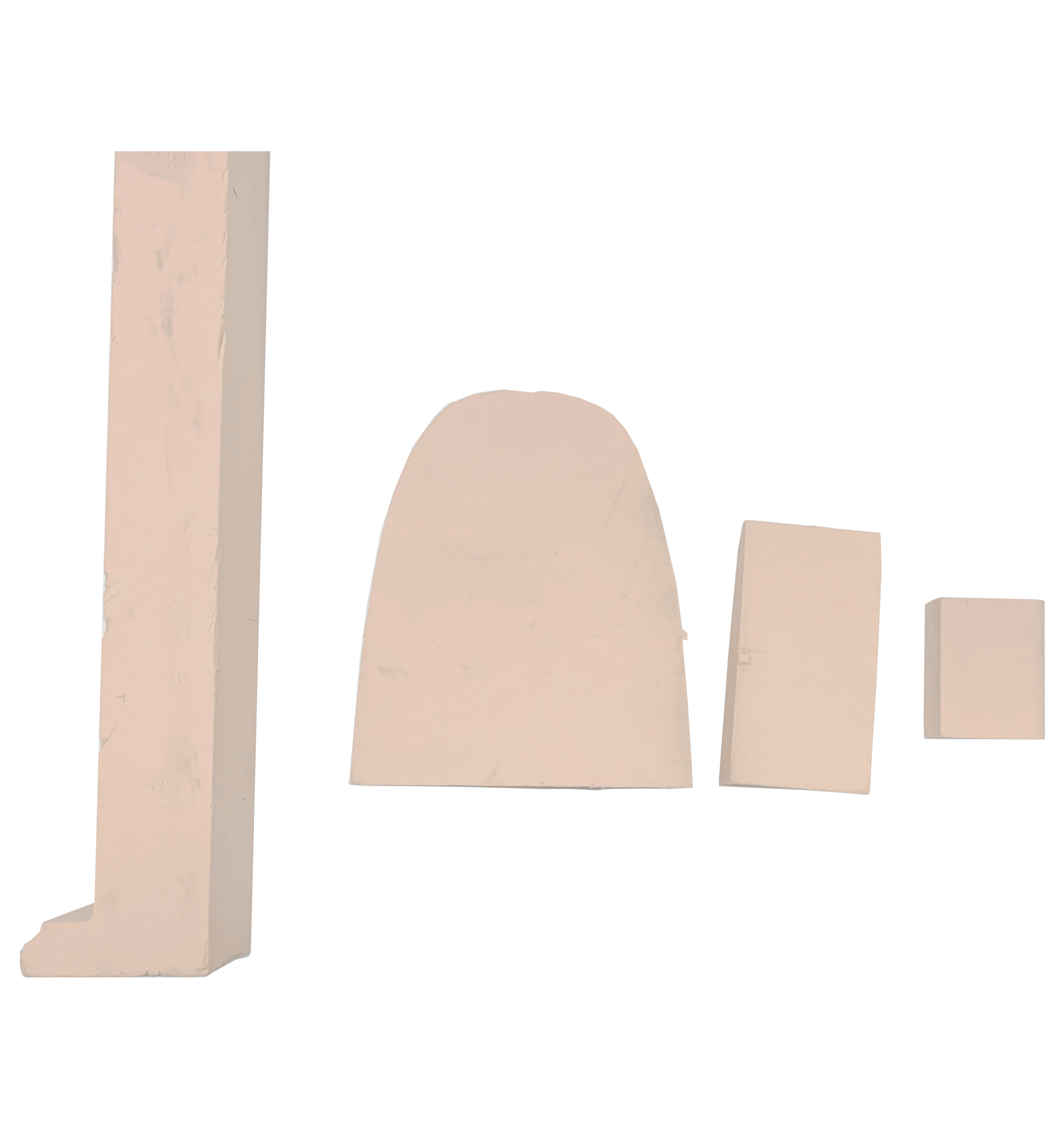 S.cone: Mixed PrimitivesMade of high-density foam scraps found in the shop, the pieces were cut and assembled into a custom stock block for more efficiency in time and material. The mixed primitives are composed of a sphere with 6 cones radiating fr…