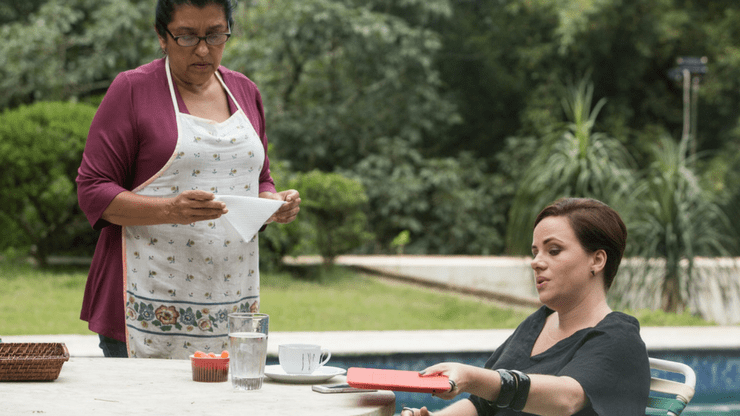 Scene from Que Horas Ela Voltas? (The Second Mother), movie directed by Anna Muylaert.