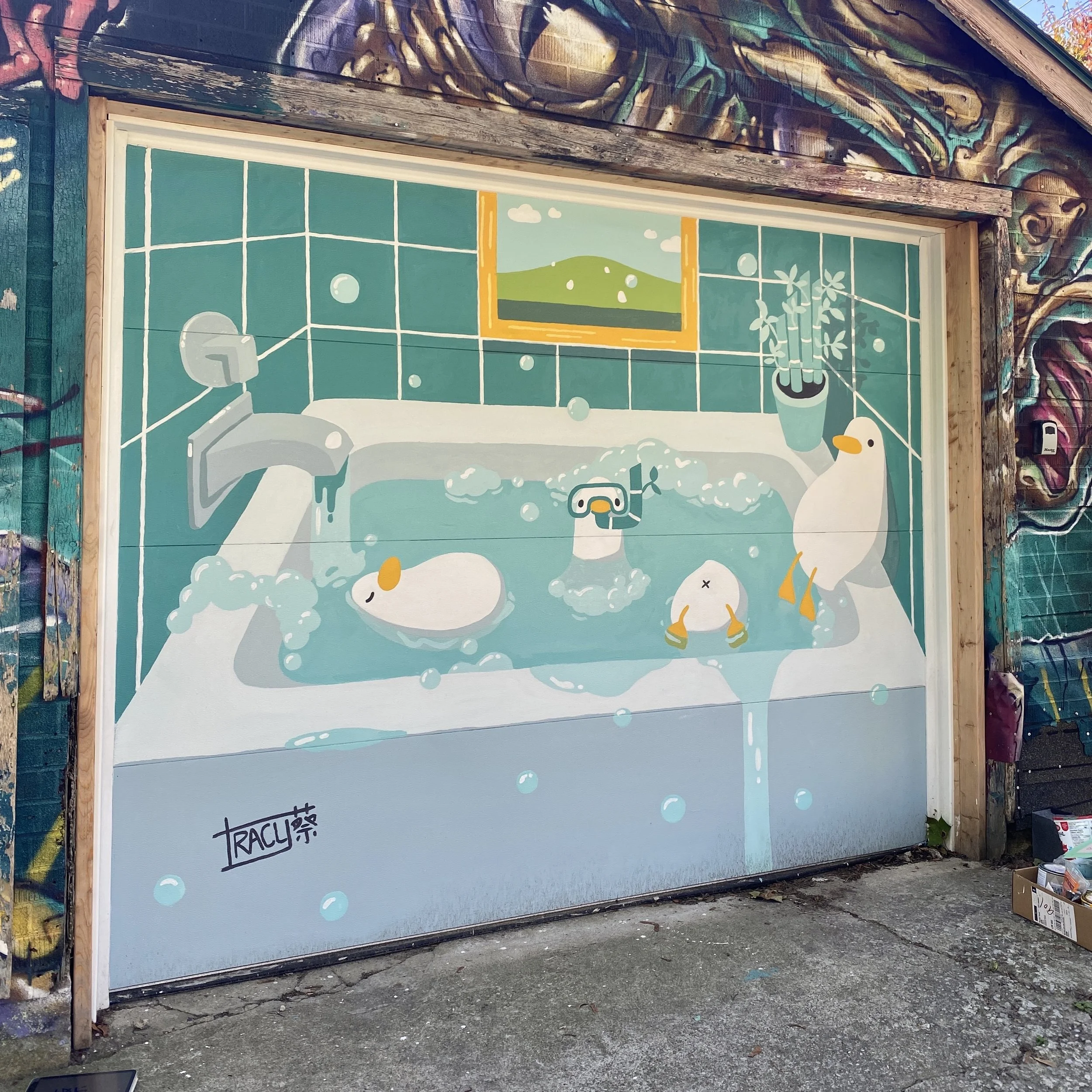 Laneway mural