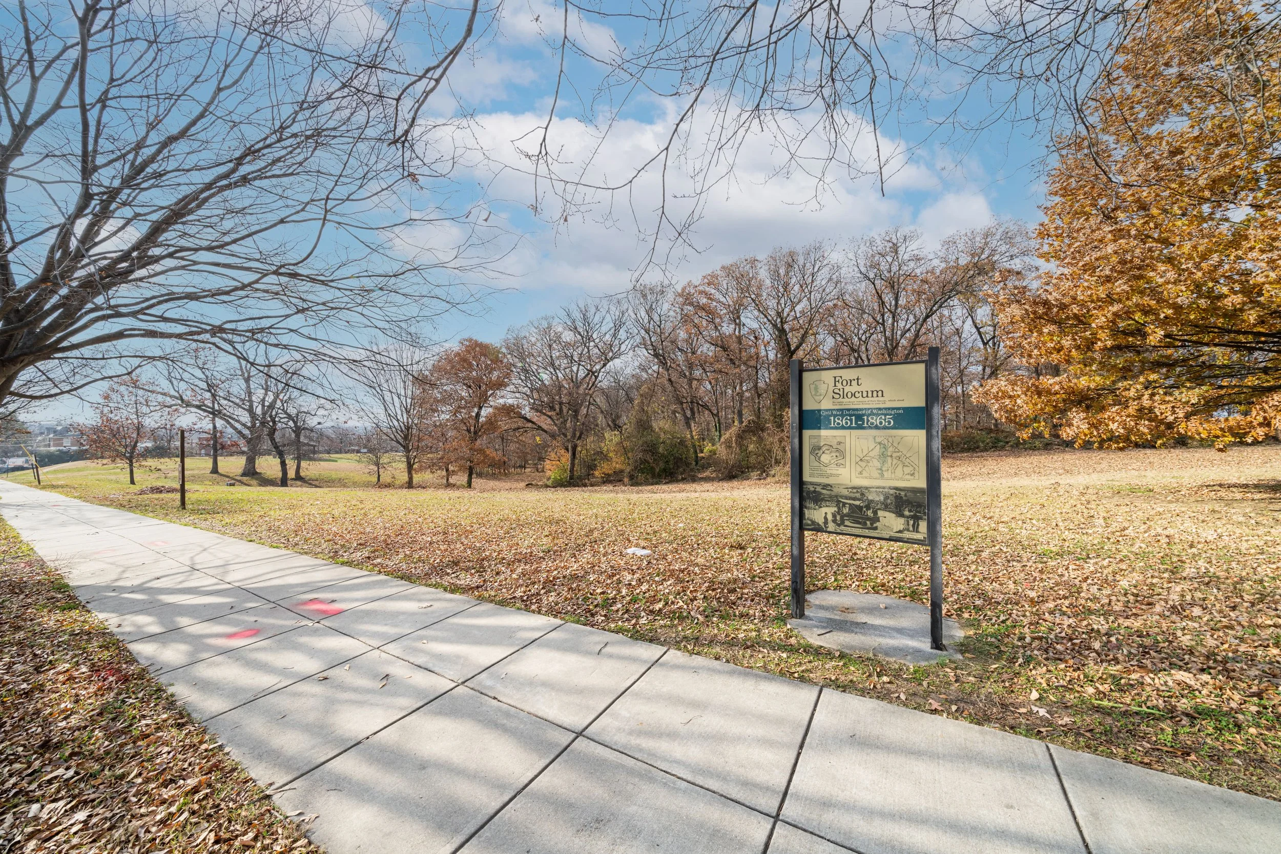 Enjoy an outdoor adventure over at Fort Slocum.