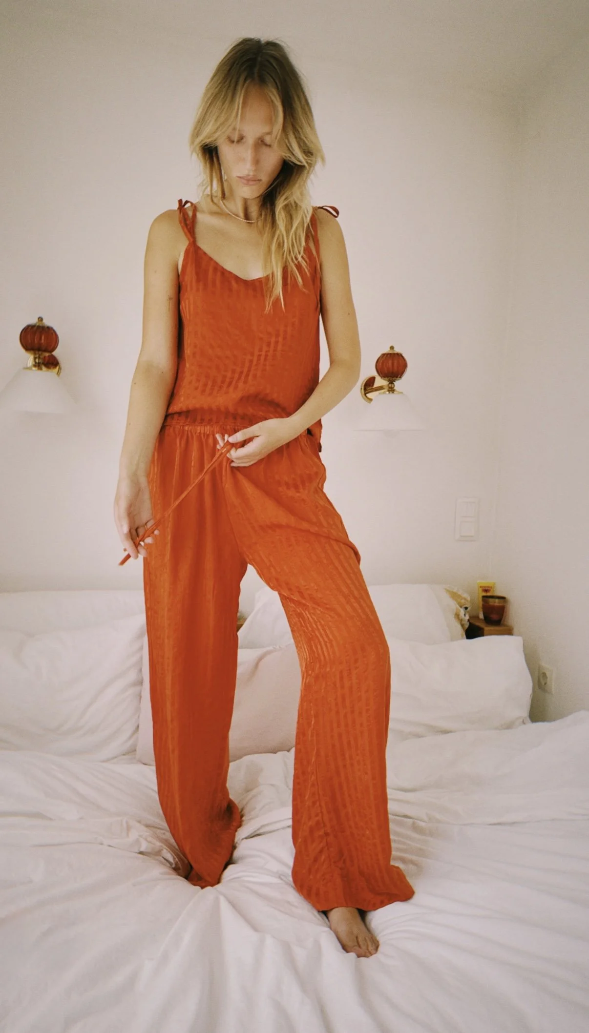 Mandarin Silk Slip Bottom