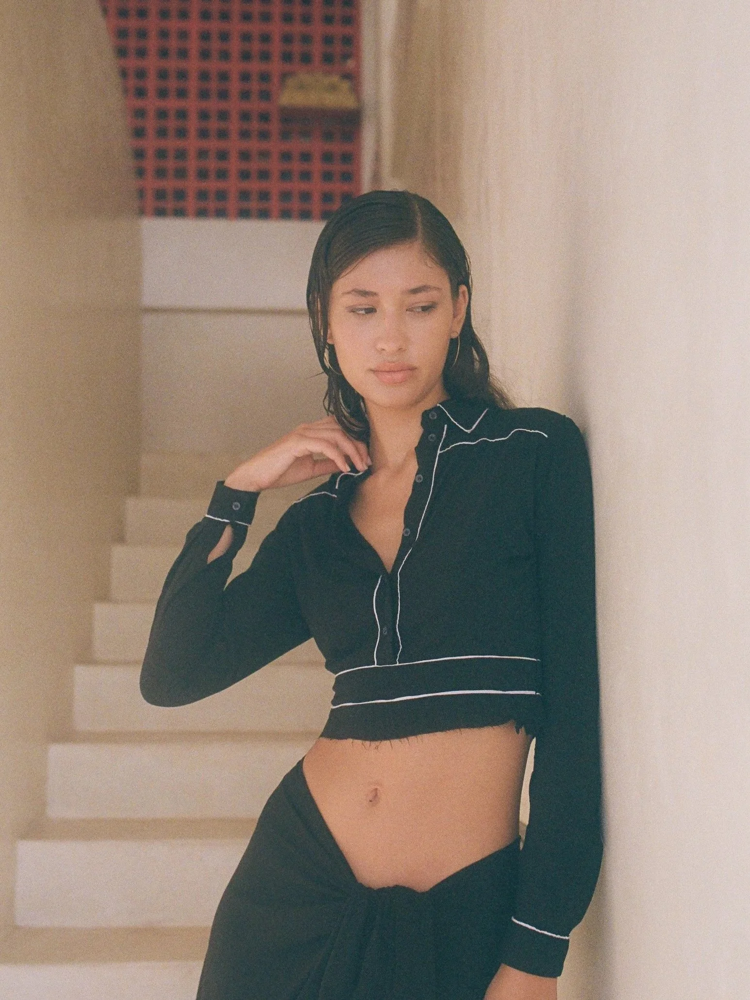 Jockey Cropped Shirt