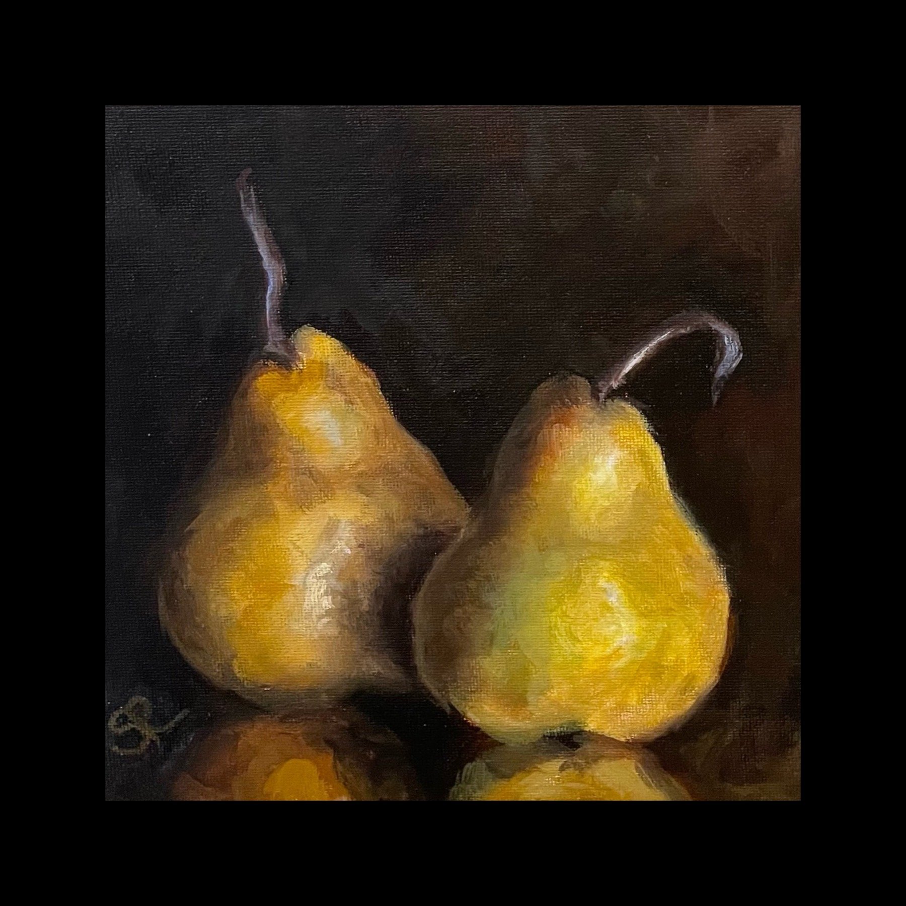 Pair of Pears - 8" x 8"