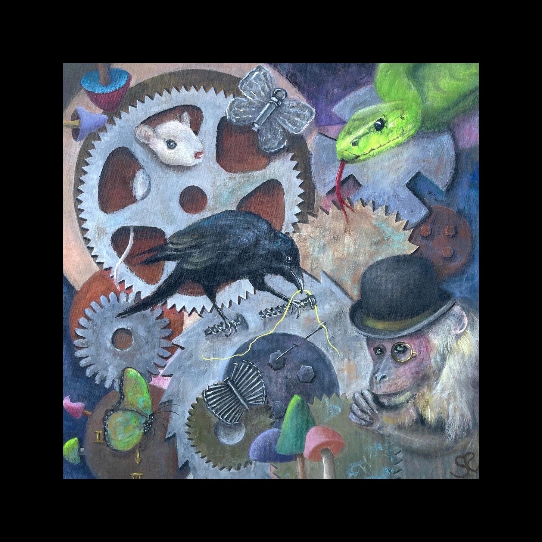 Machinations - 20" x 20"