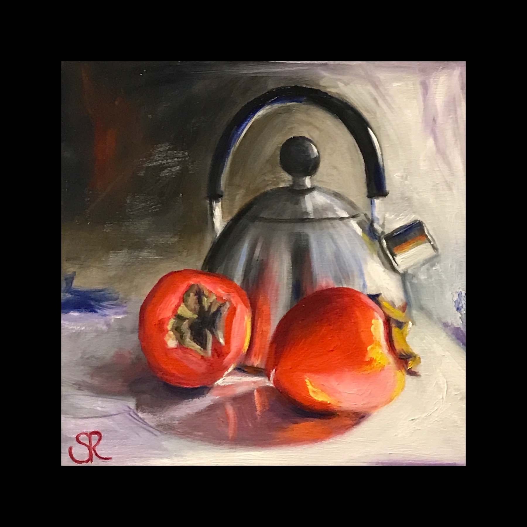 Persimmons - 12" x 12"