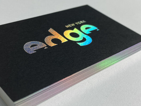 shiny holographic gilded edge black business card.jpg