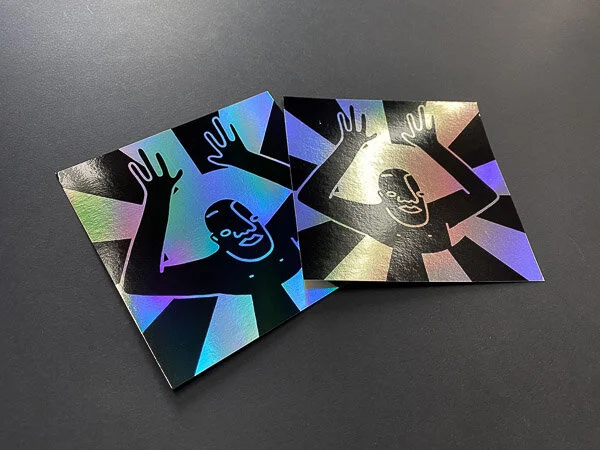 Holographic Foil  Publicide NYC