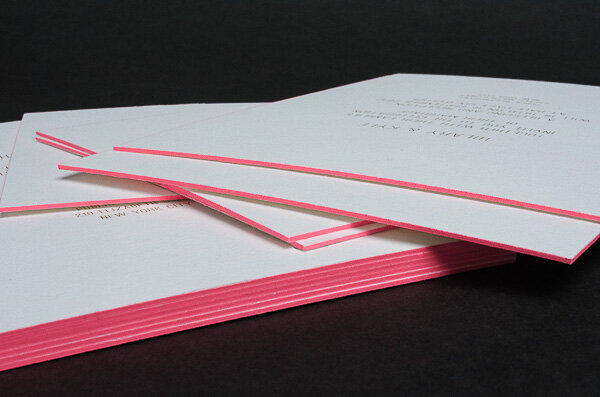a pink edge letterpress wedding invitation.jpg