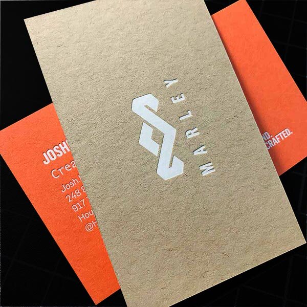 white ink logo kraft paper environmental-business-cards.jpg