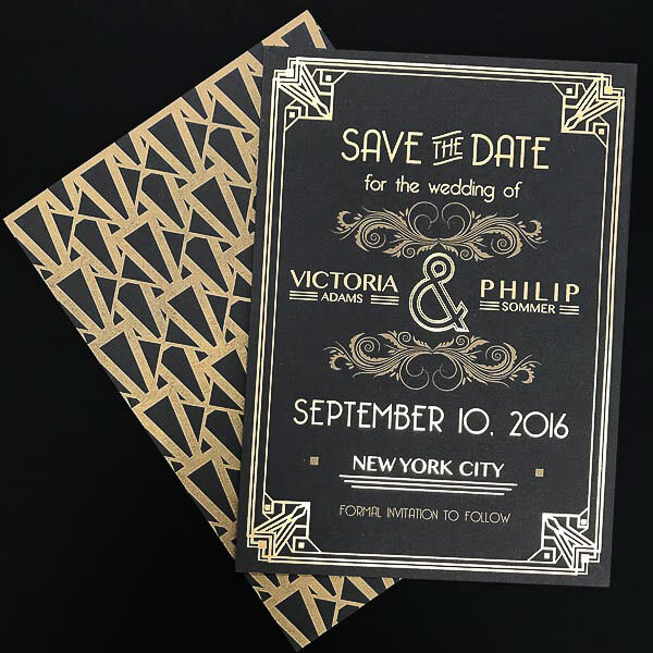 black paper gold ink wedding invitation-2.jpg