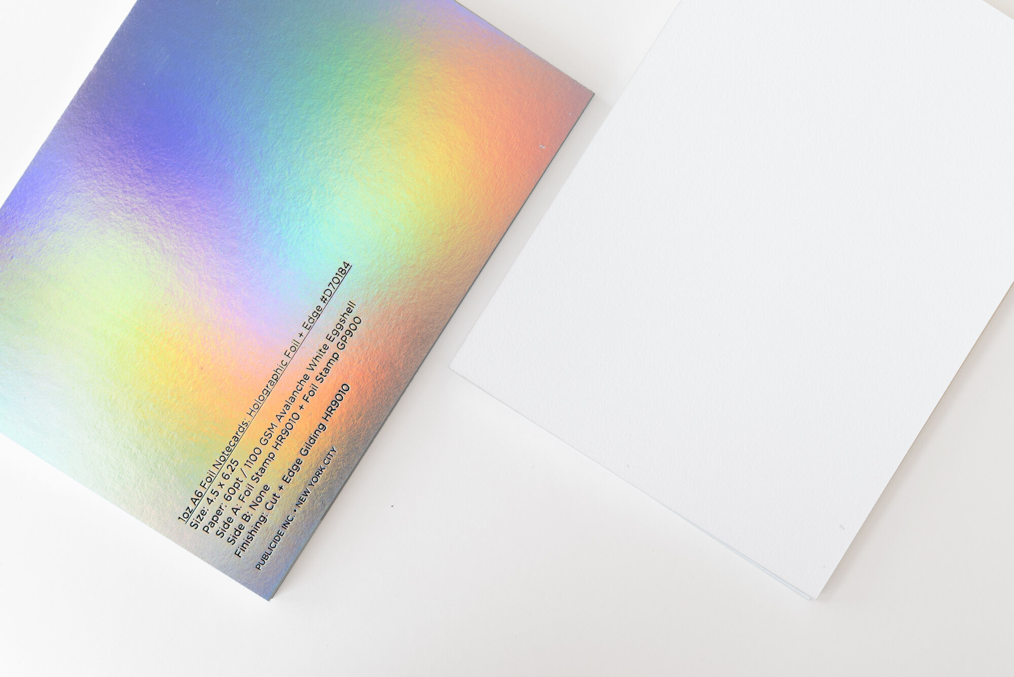 A6 Notecards_Shot3_holo.jpg