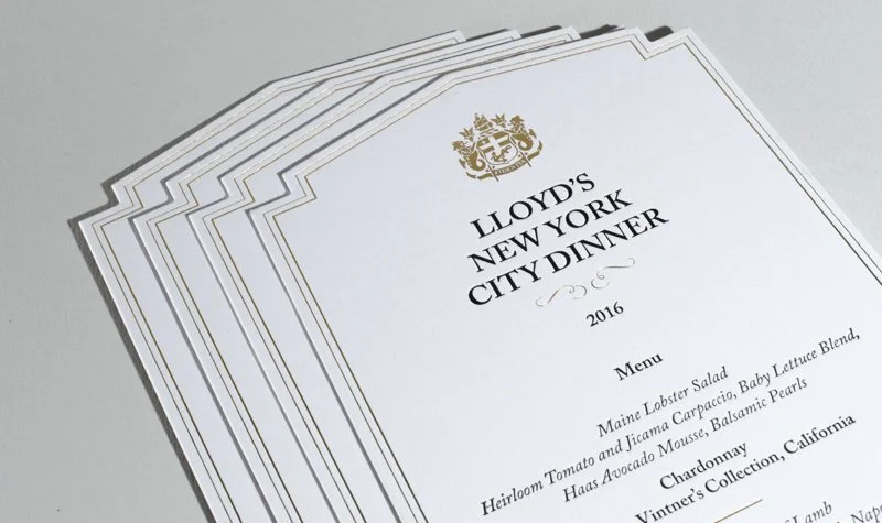 DITCH DIGITAL MENUS: Printed Menus Are Back!