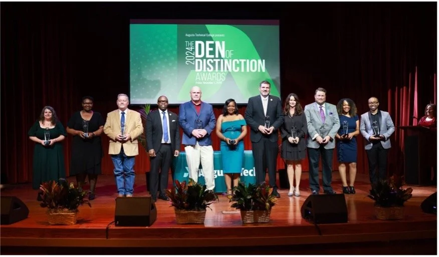 OWNER OF GLASSLINED TECHNOLOGIES, JAMES LAKEMAN, INDUCTED INTO THE AUGUSTA TECHNICAL COLLEGE DISTINGUISHED ALUMNI, DEN OF DISTINCTION