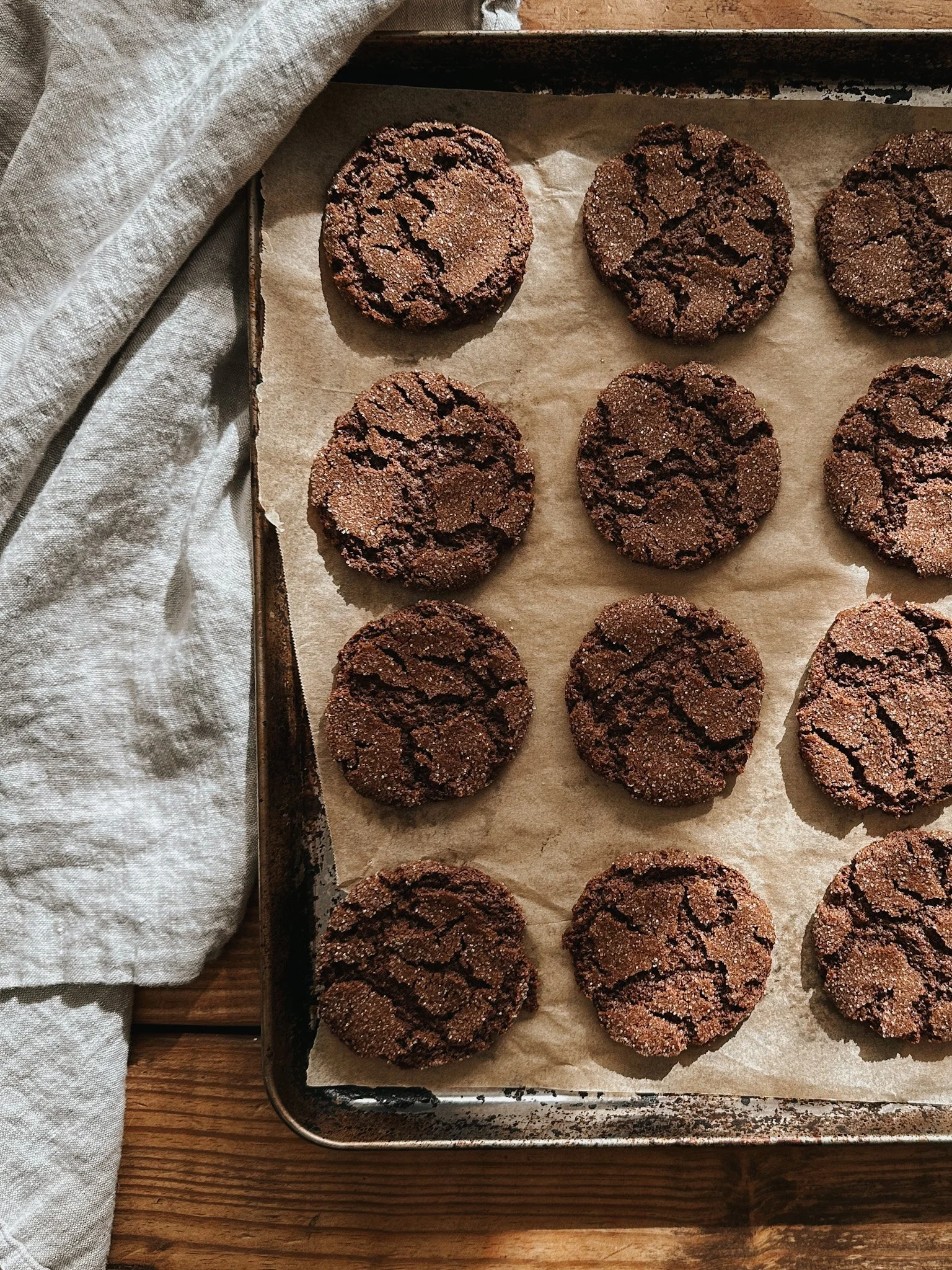 Sparkling Chocolate Sugar Cookies