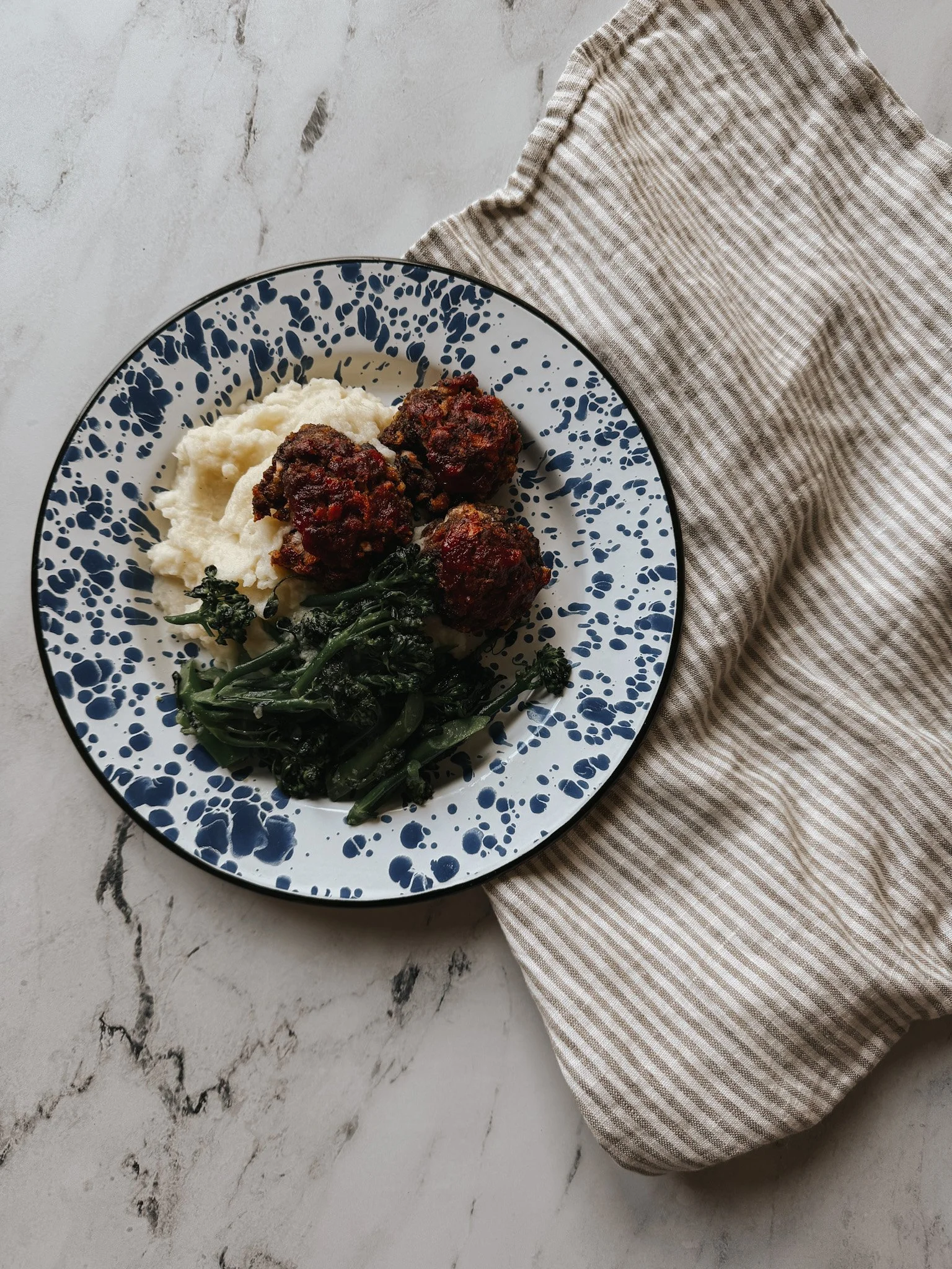 Beef Rissoles with Fluffiest Mashed Potatoes