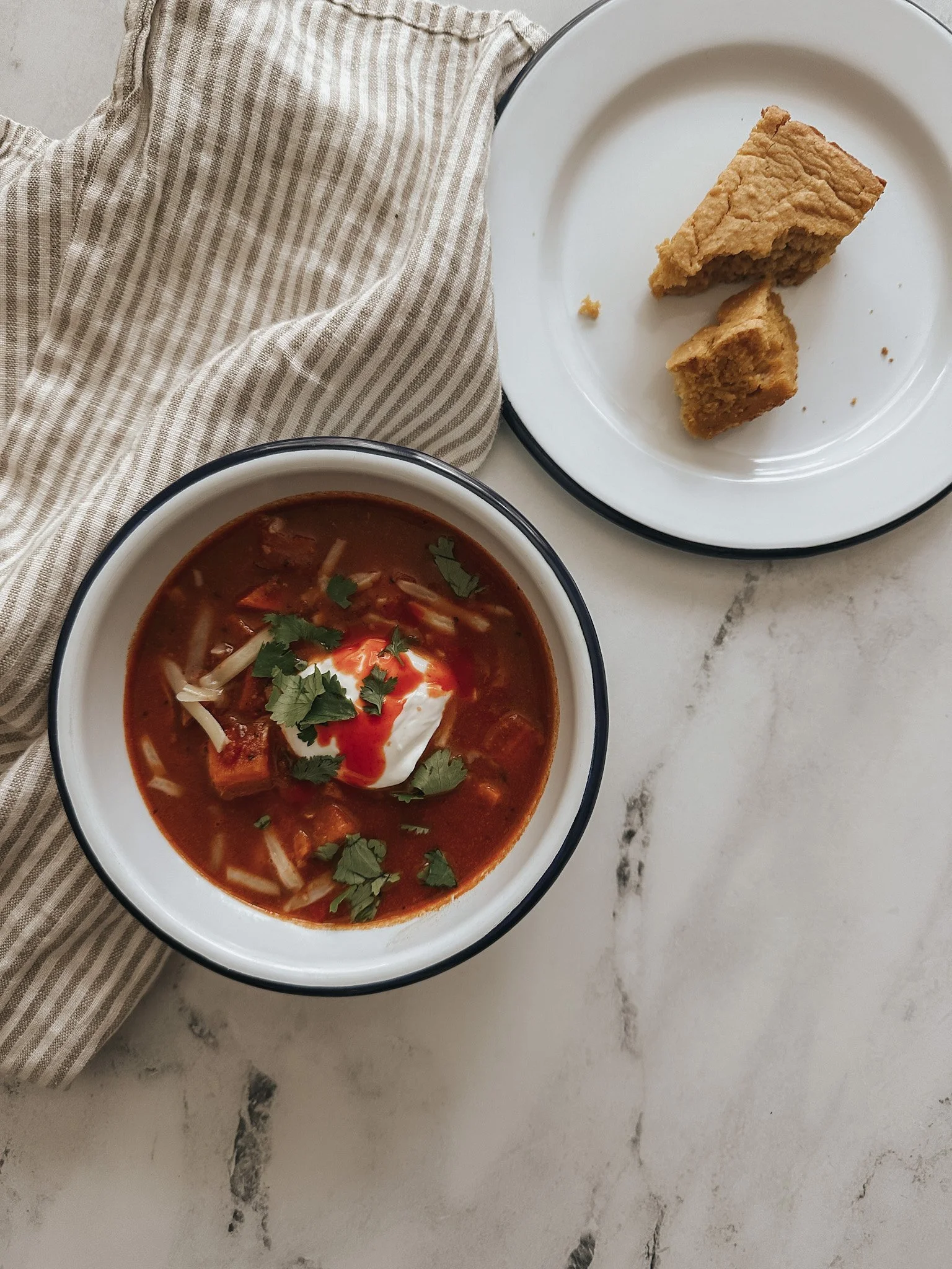 Spiced Sweet Potato &amp; Chicken Chili