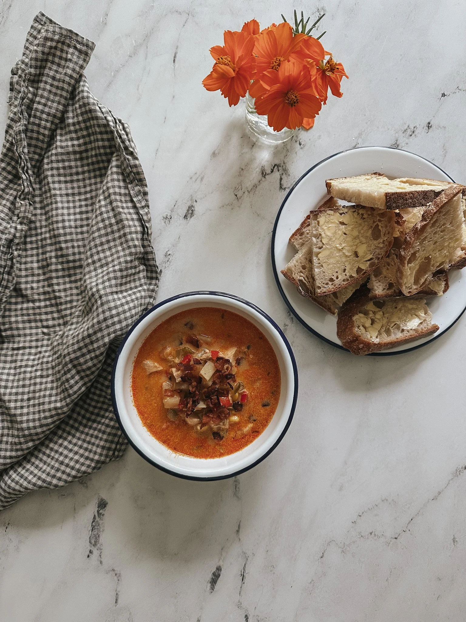 End of Summer Corn &amp; Chicken Chowder