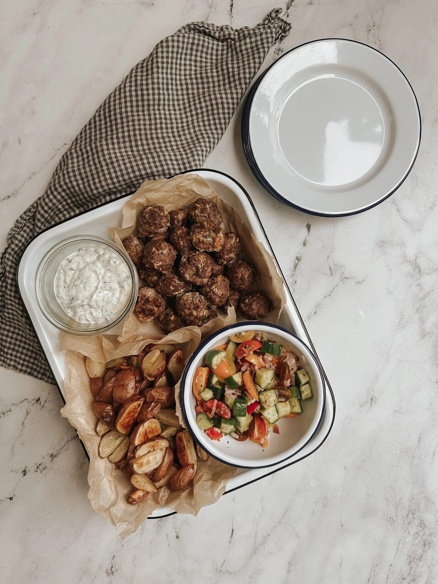 Meatball Mezze Platter