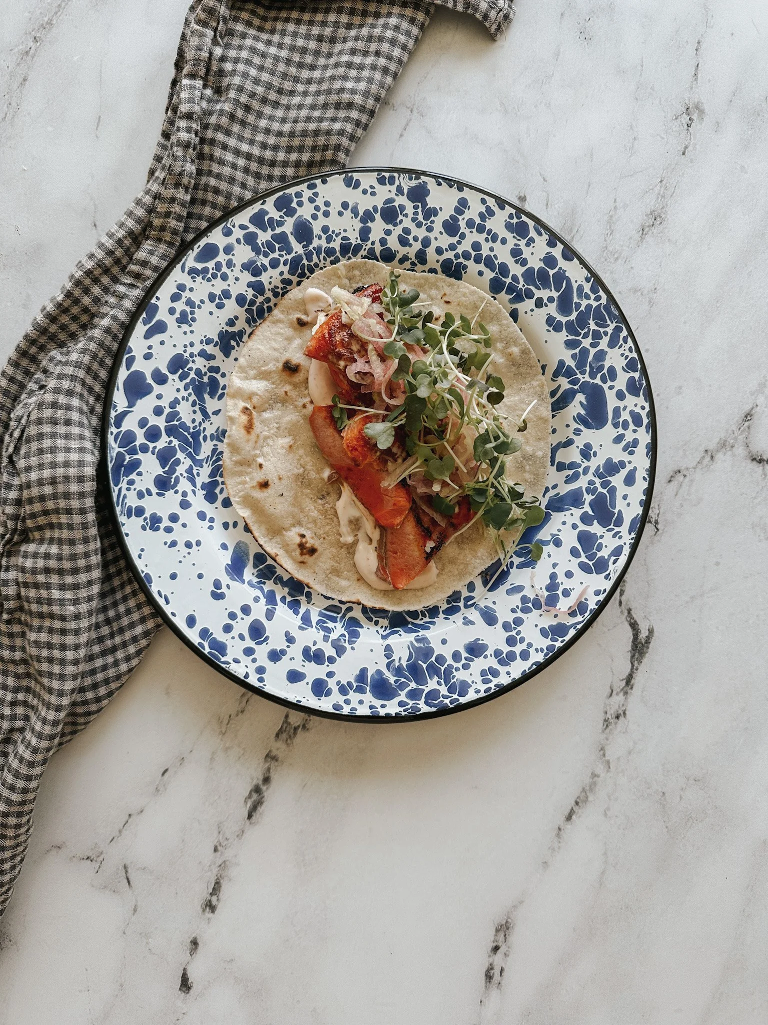 Honey Chipotle Salmon Tacos