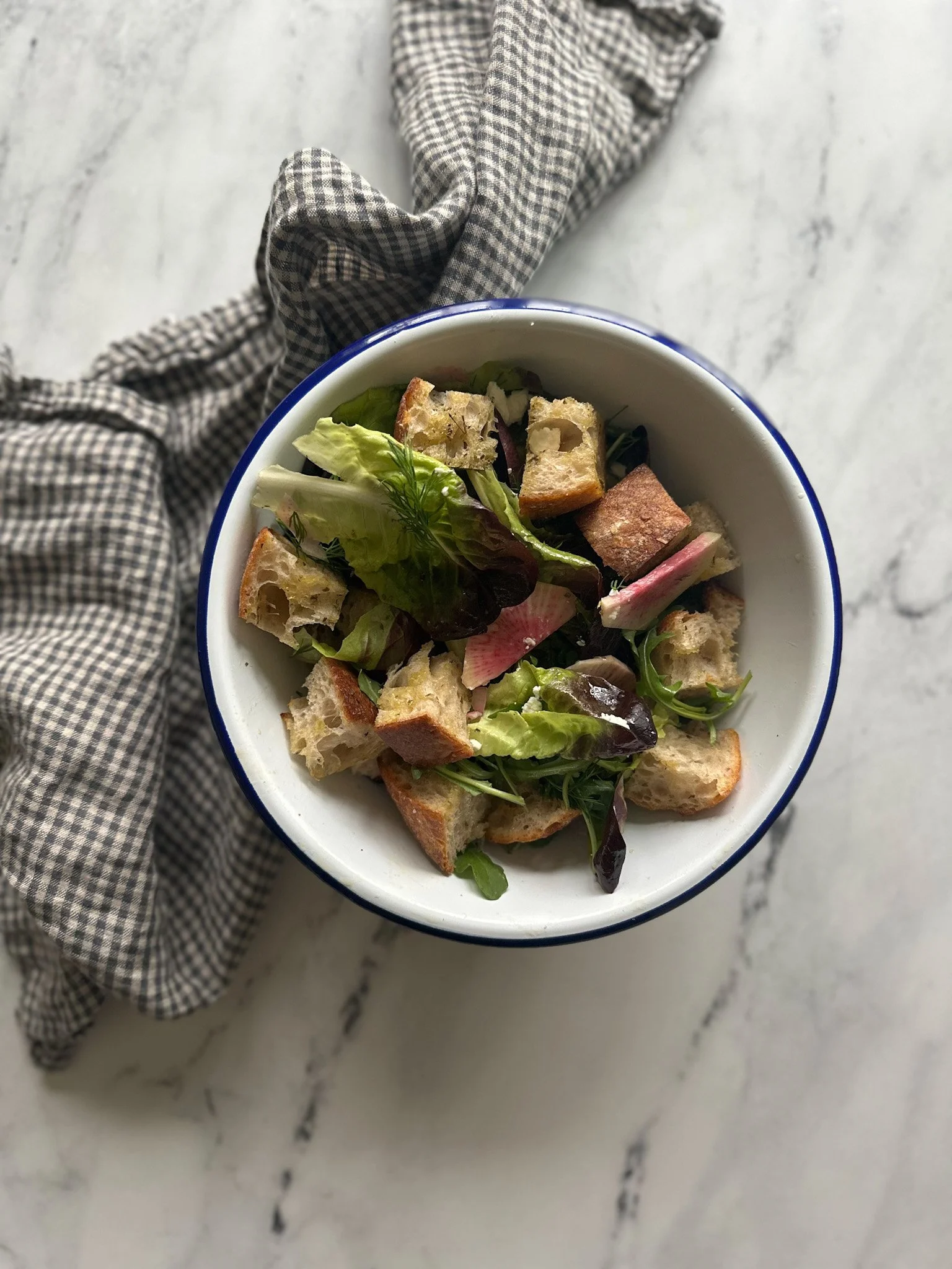 Spring Bread Salad