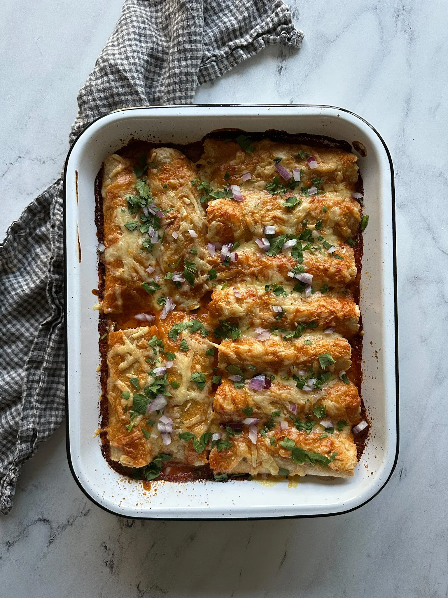 Creamy Beef Enchiladas
