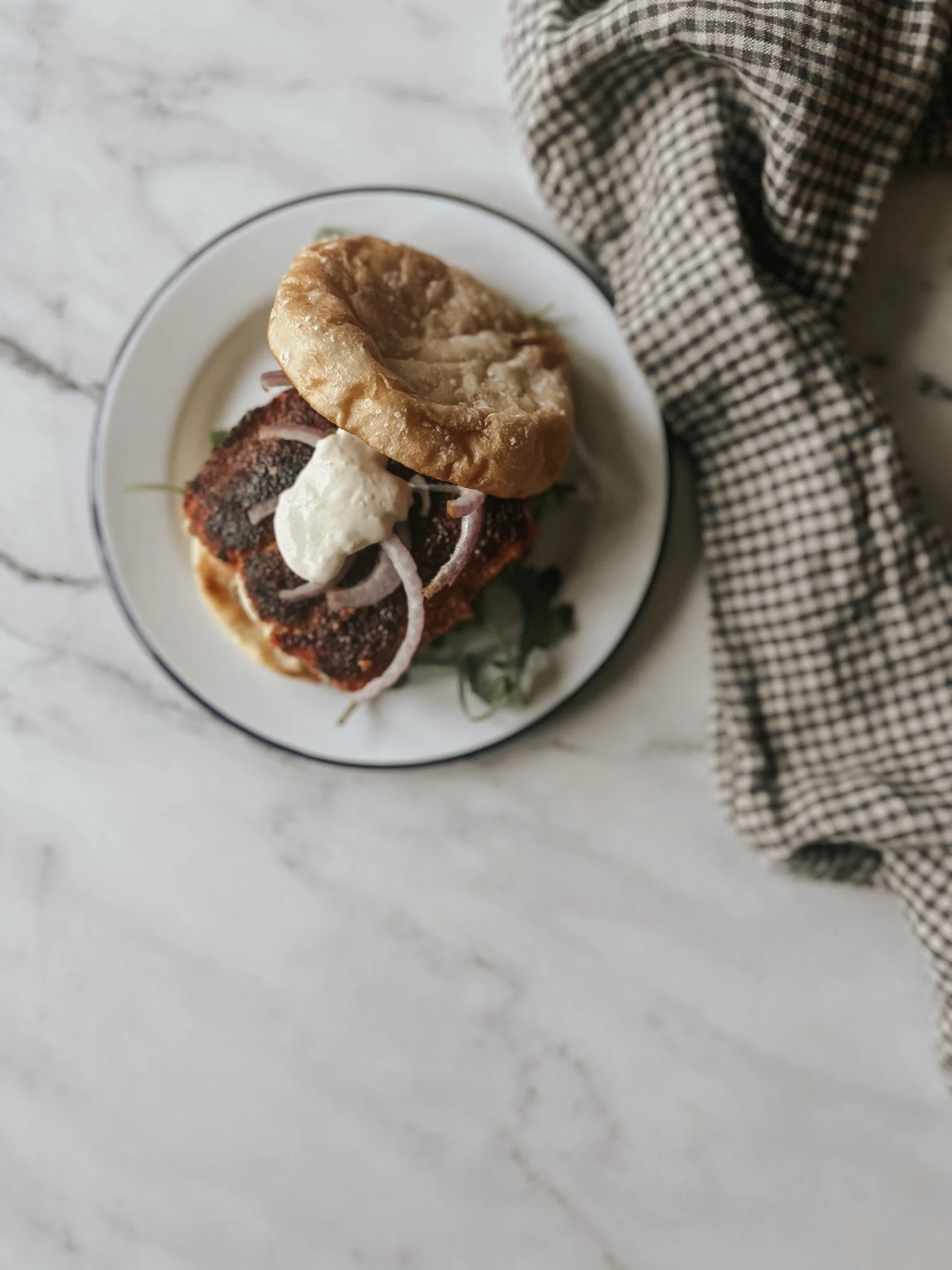 Blackened Salmon Sandwich