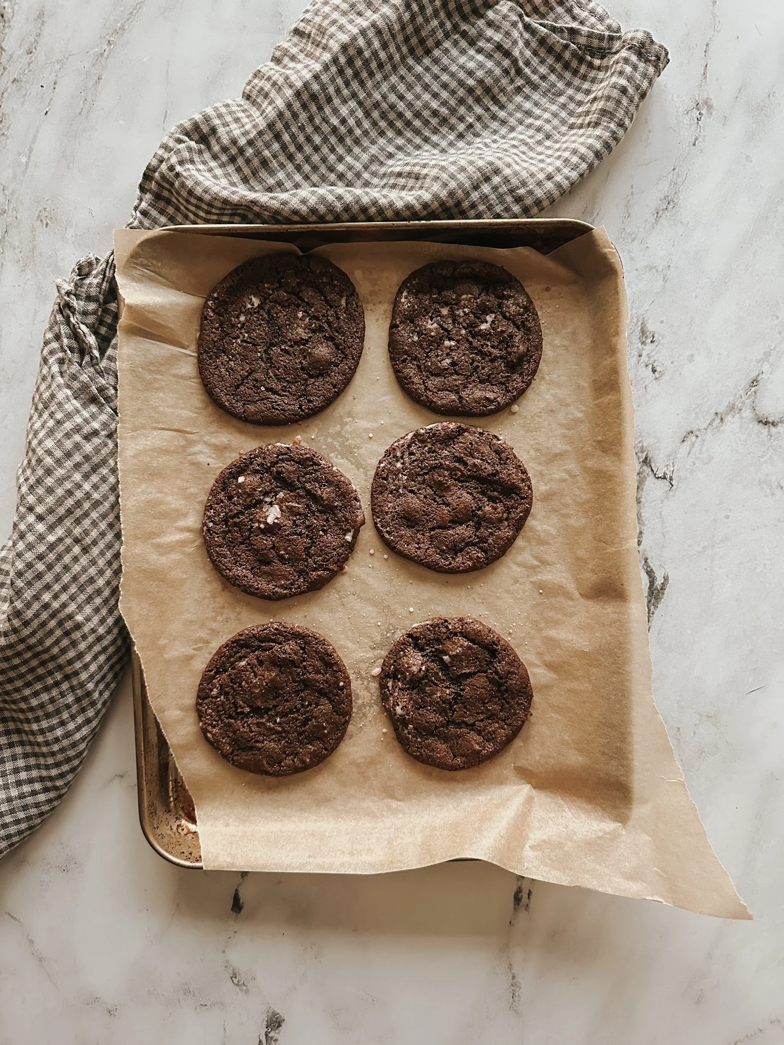 Double Chocolate Peppermint Cookies