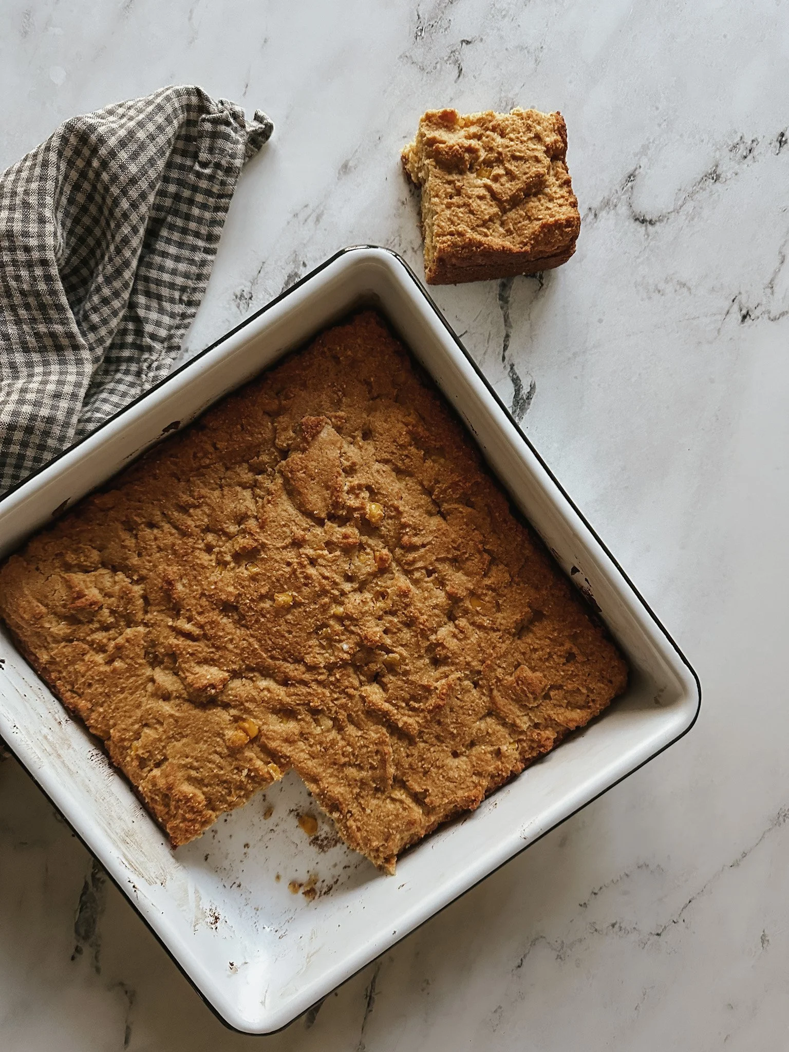 Brown Butter Maple Cornbread