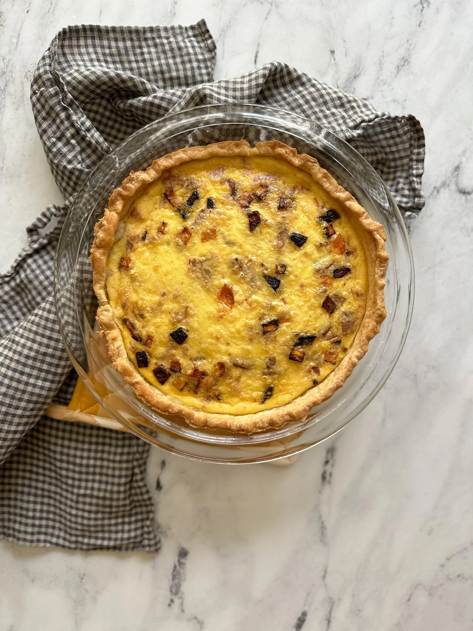 Bacon &amp; Winter Squash Quiche