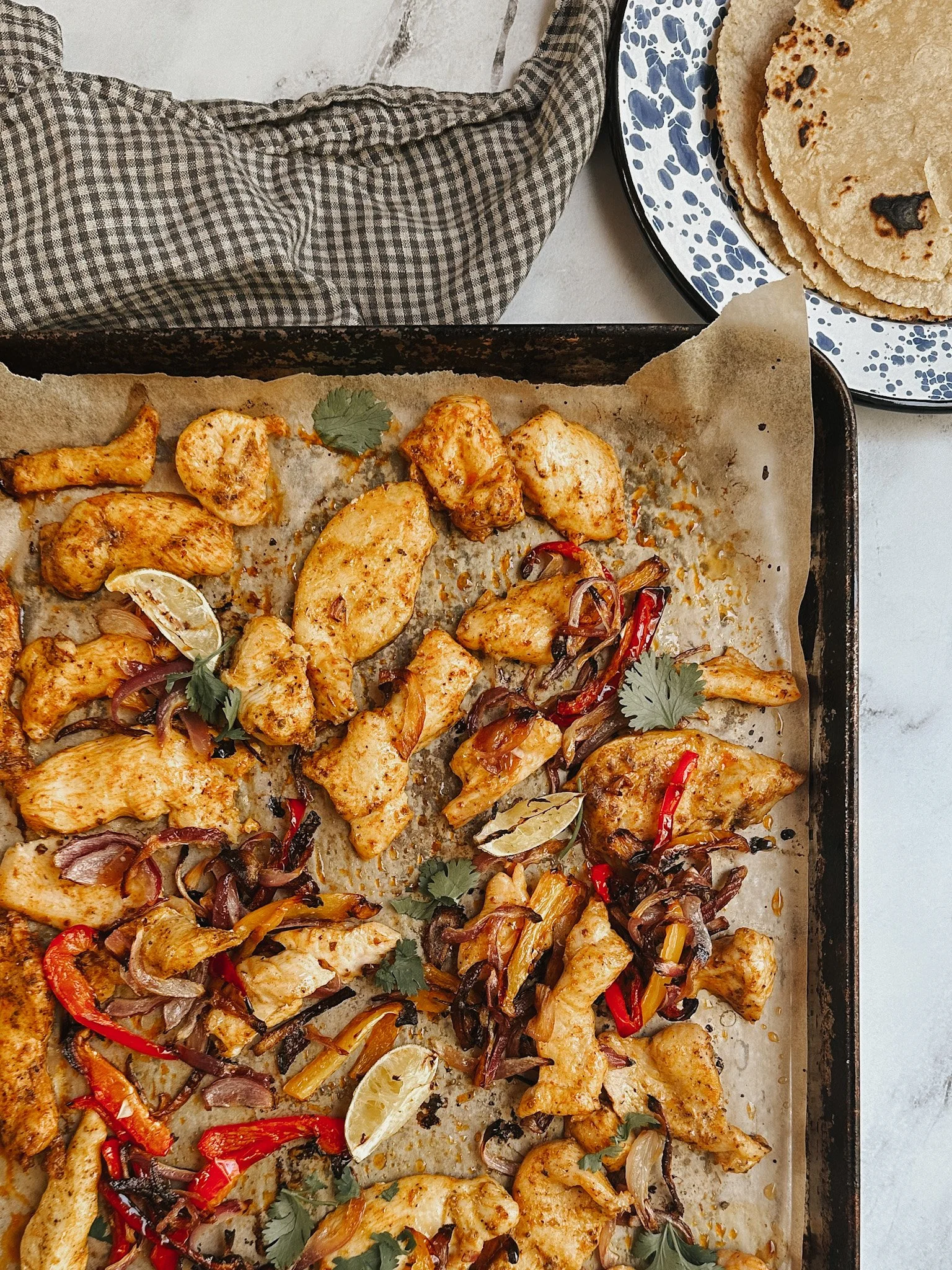 Sheet Pan Chicken Fajitas