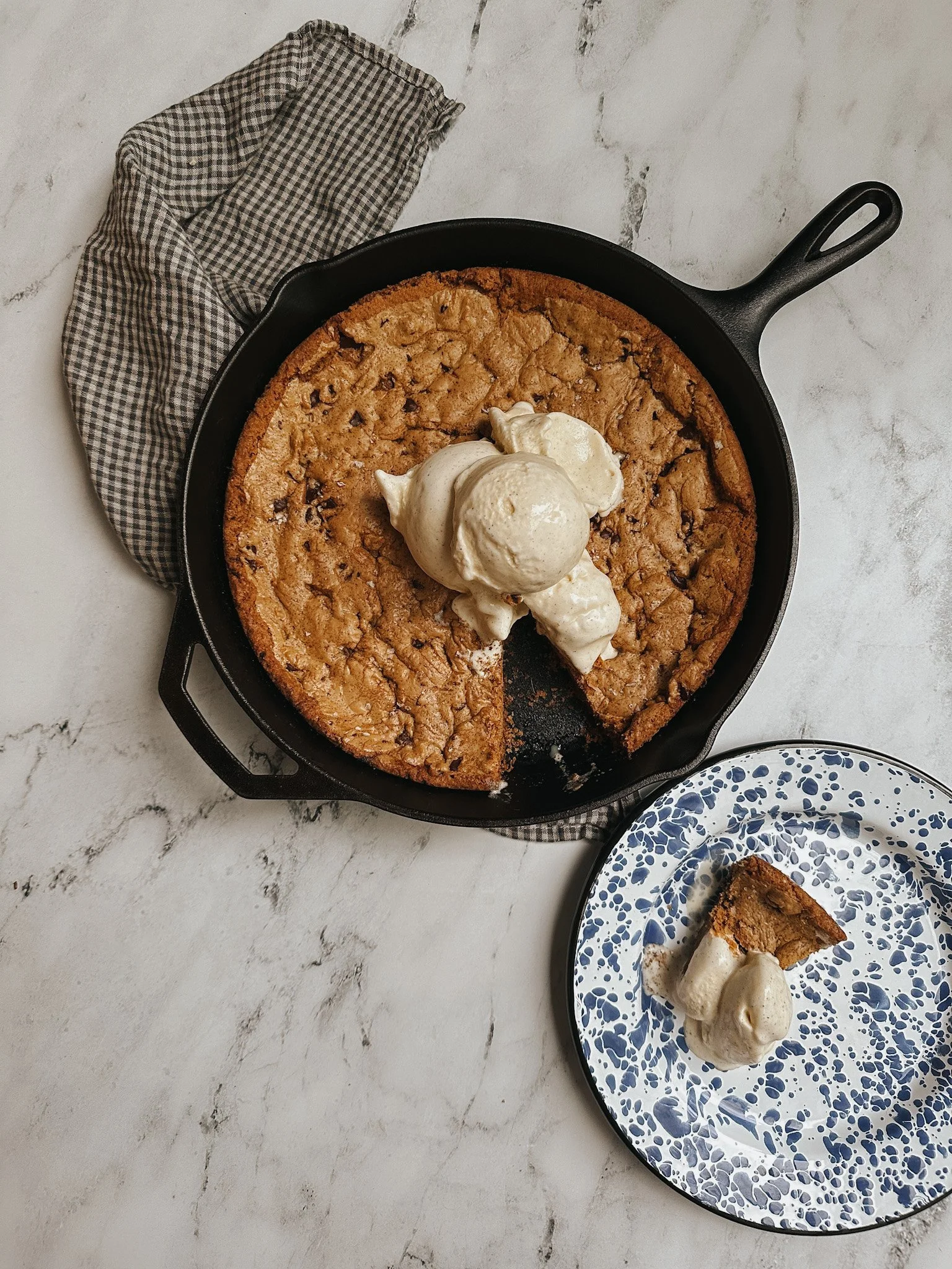 Salted Choc Chip Cookie Cake