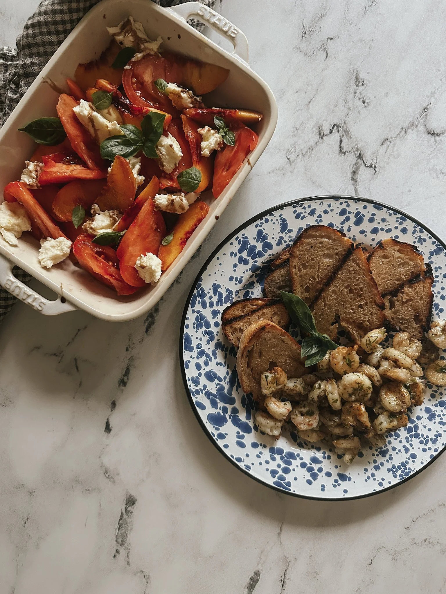 Tomato &amp; Peach Salad