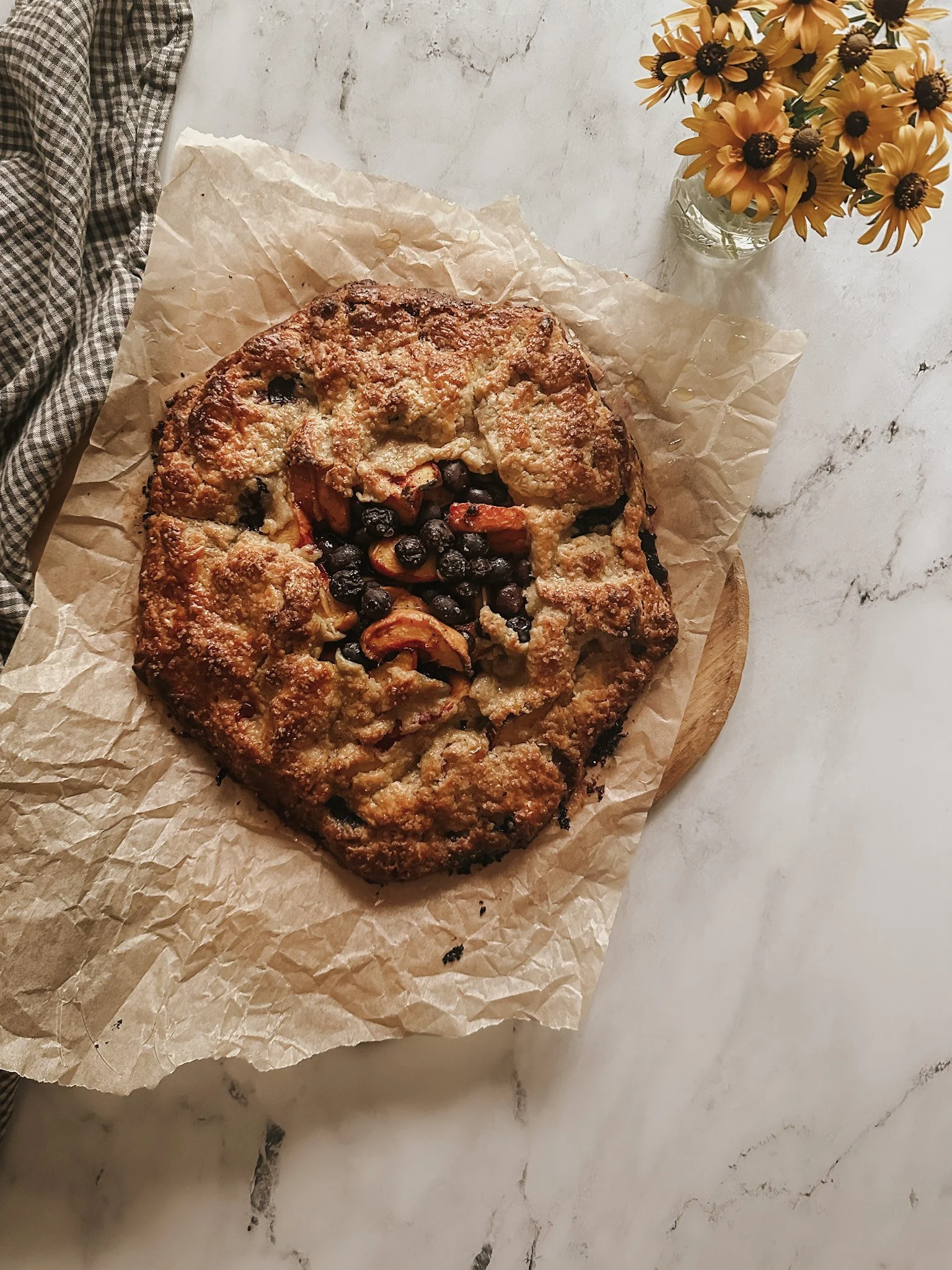 Berry Galette with the Simplest Pastry