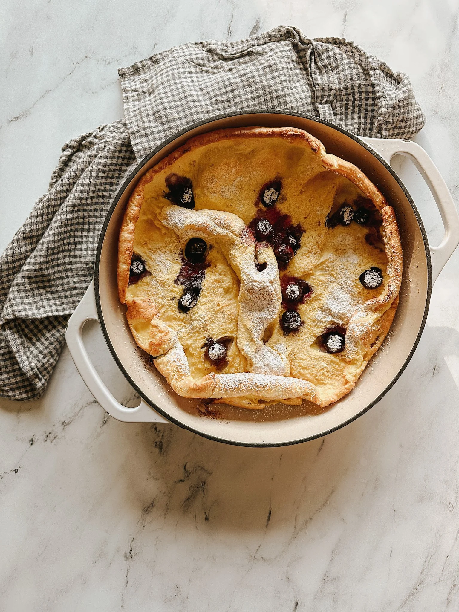 Blueberry Dutch Pancake