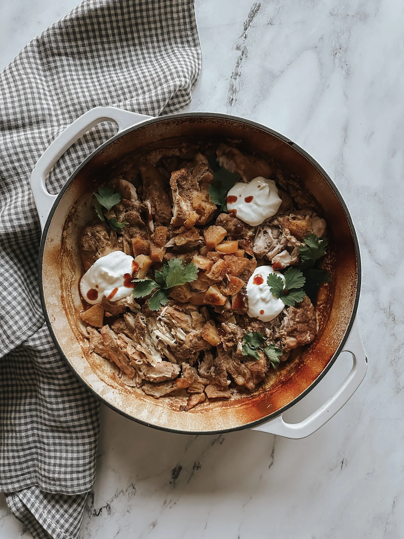 Pineapple Chicken Tinga Tacos