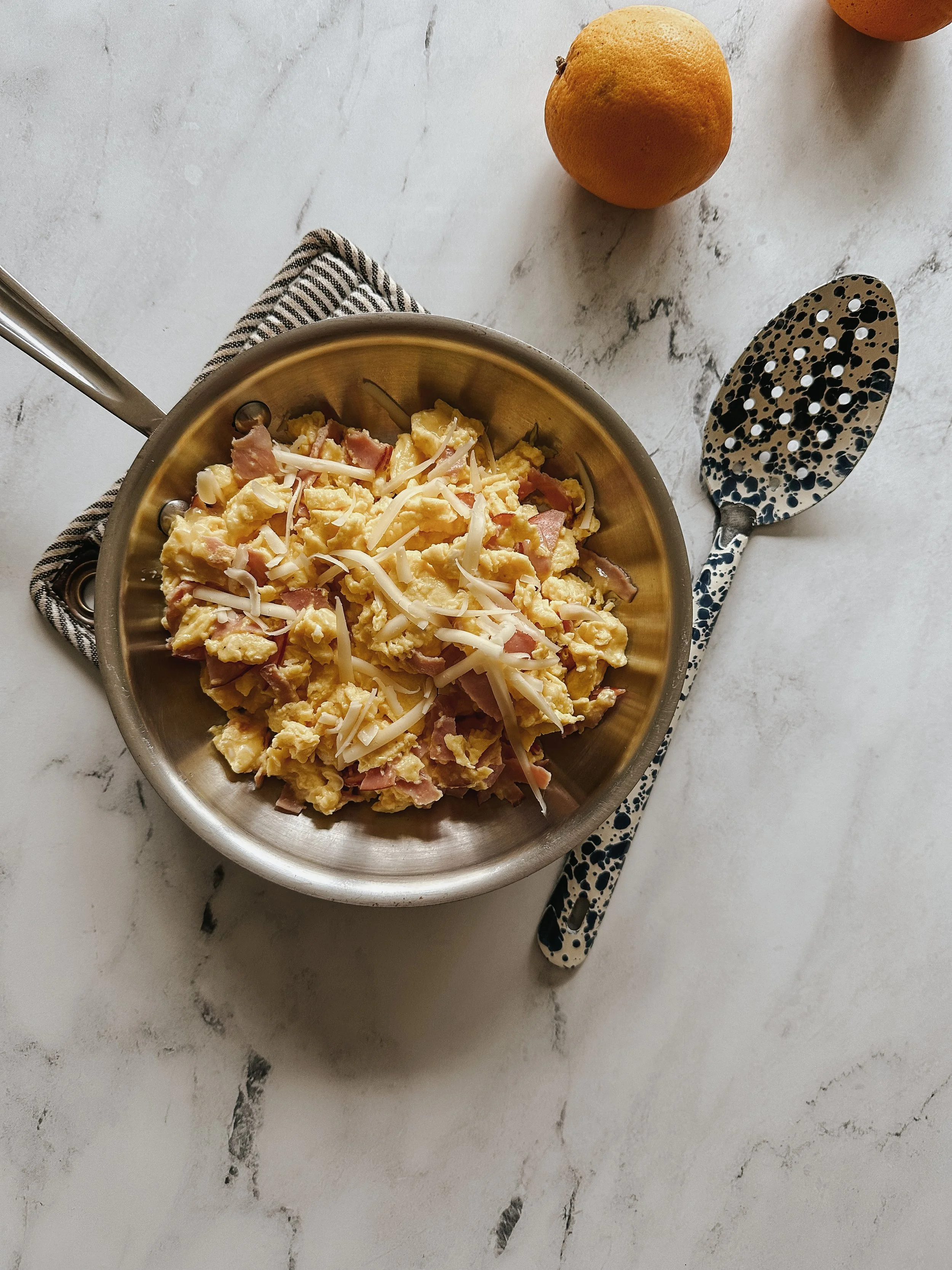 Ham &amp; Cheese Scramble