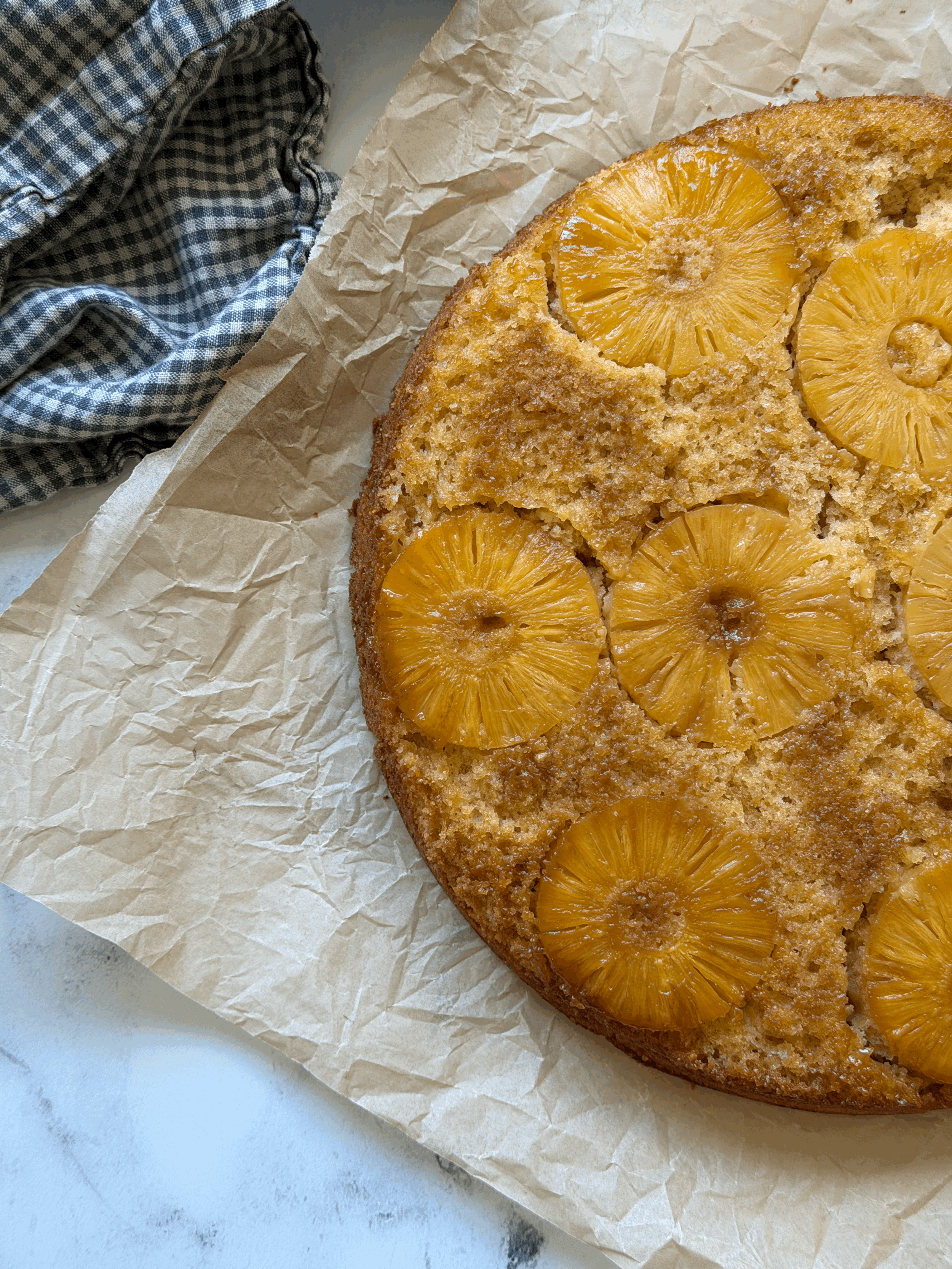 Pineapple Upside Down Skillet Cake