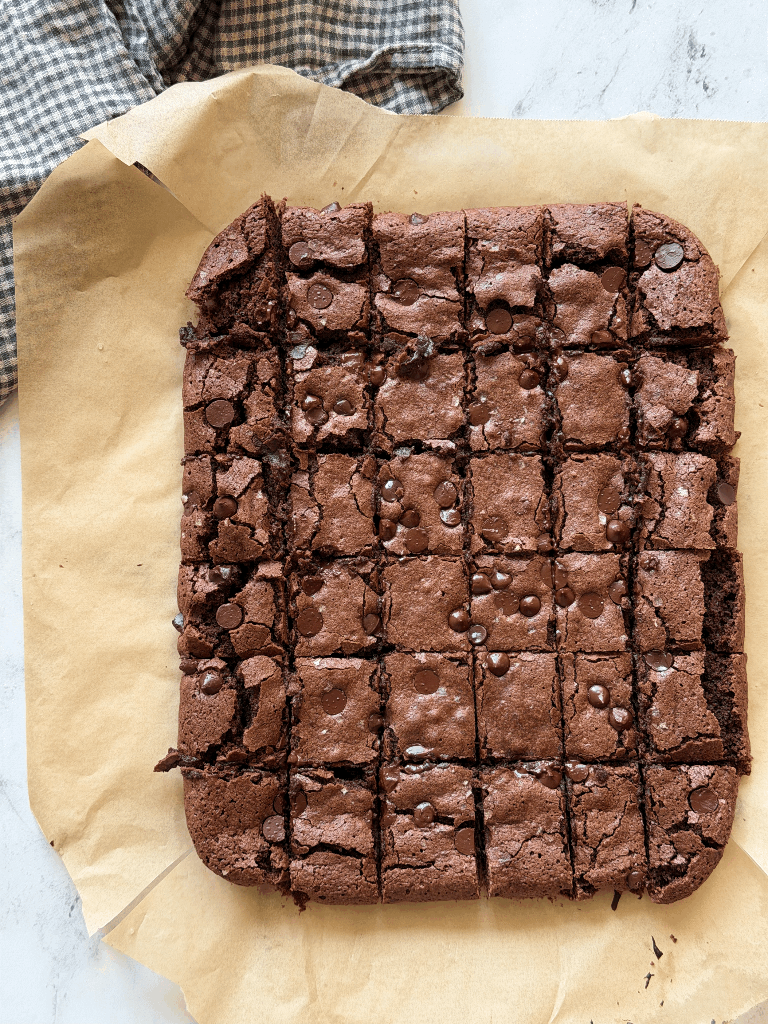 Double Chocolate Olive Oil Brownies