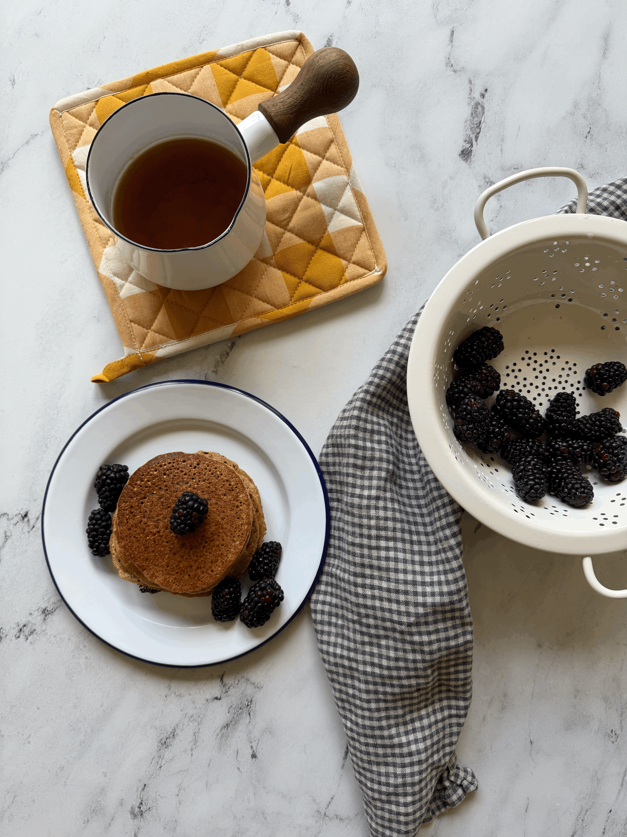 Banana Bread Blender Pancakes