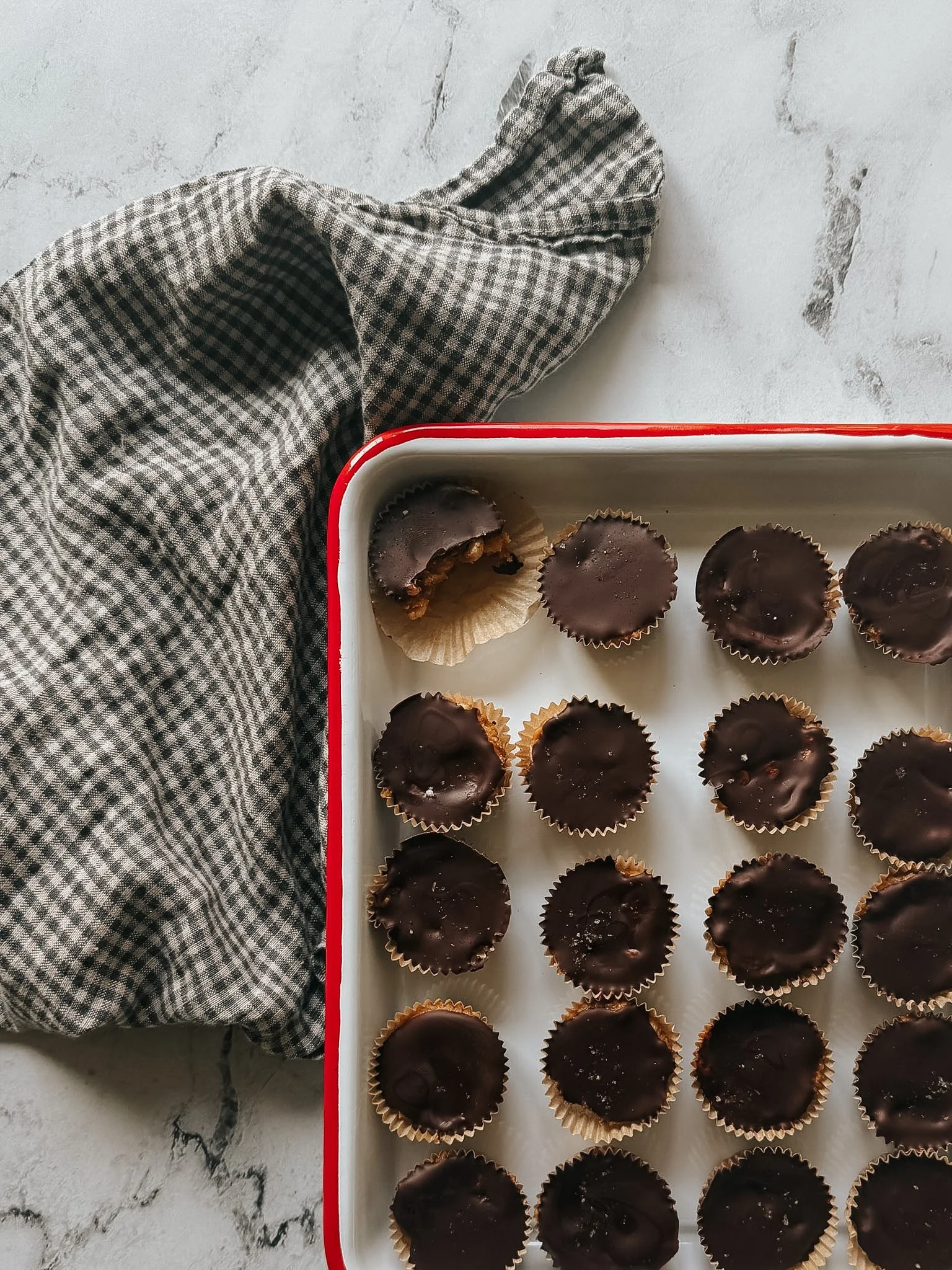 Salted Crispy Peanut Butter Cups