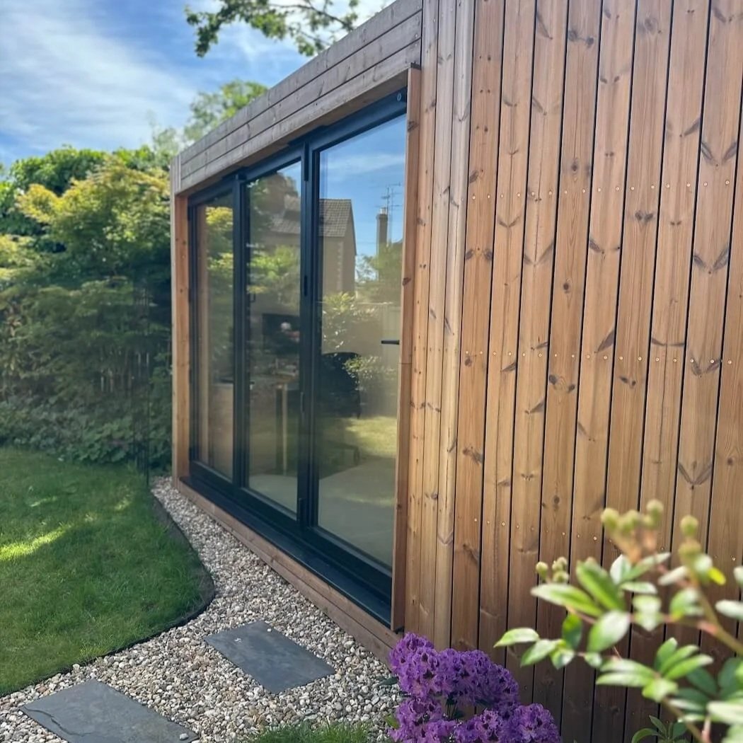 Bespoke garden room designed and built for a London garden by Backyard Cabins