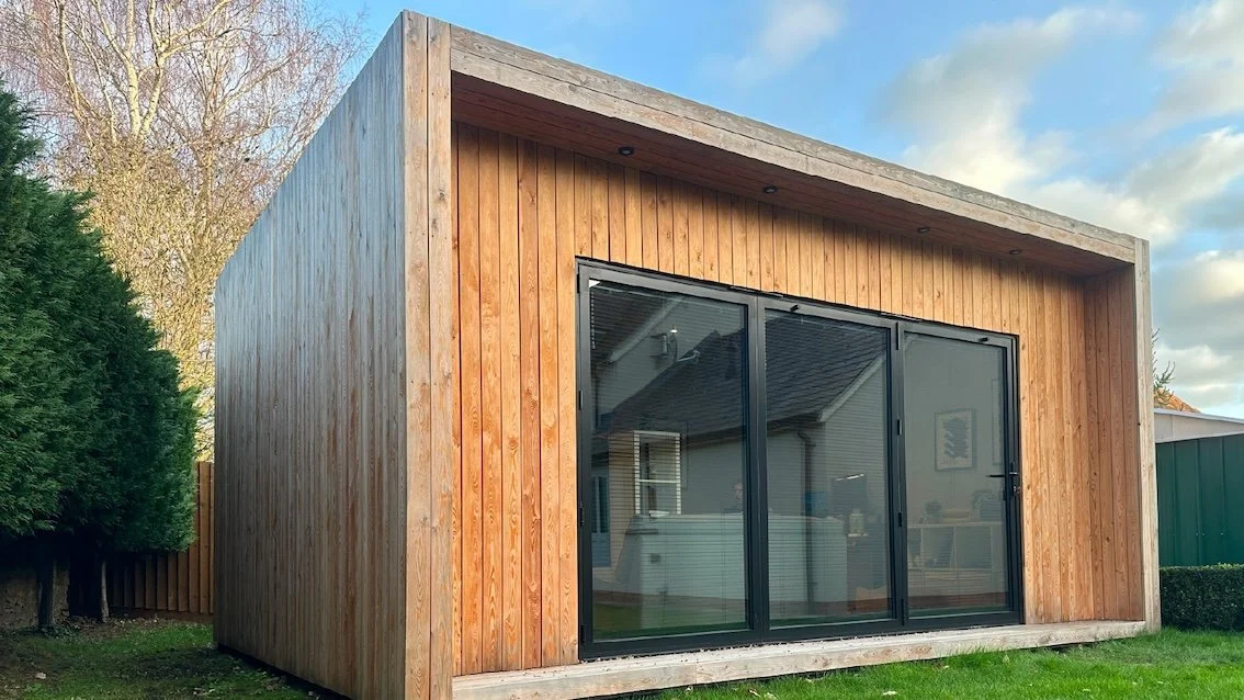 Bespoke garden office built for daily use in Wokingham, Berkshire