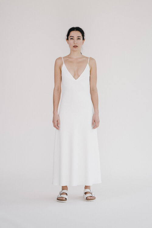 The Adrenaline Dress. Striking but simple wedding dress with low back ...