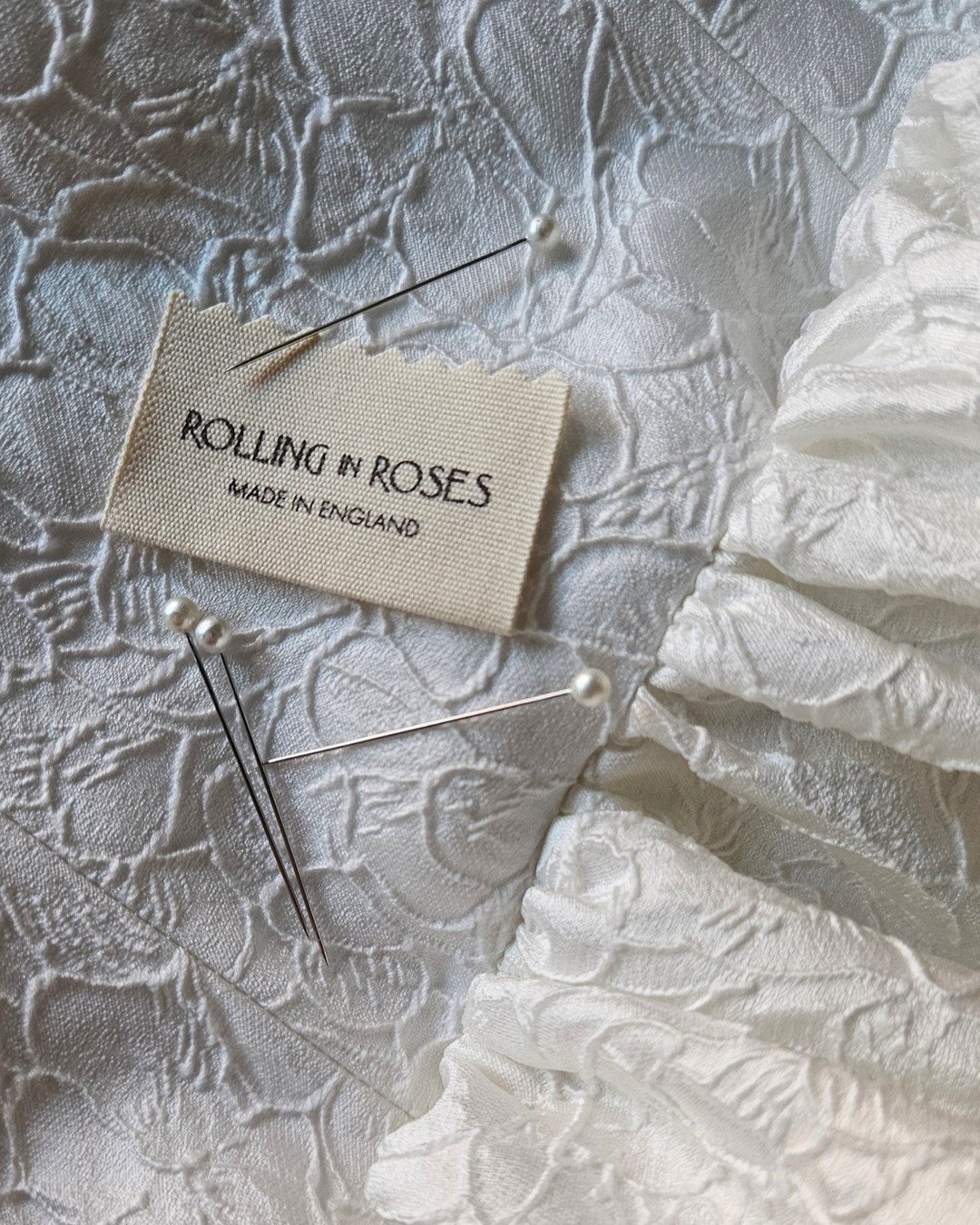 On the work table. Details of the Titania Dress in construction.

#britishbridal #ethicalweddingdress #madeinyorkshire #sustainableweddingdress
