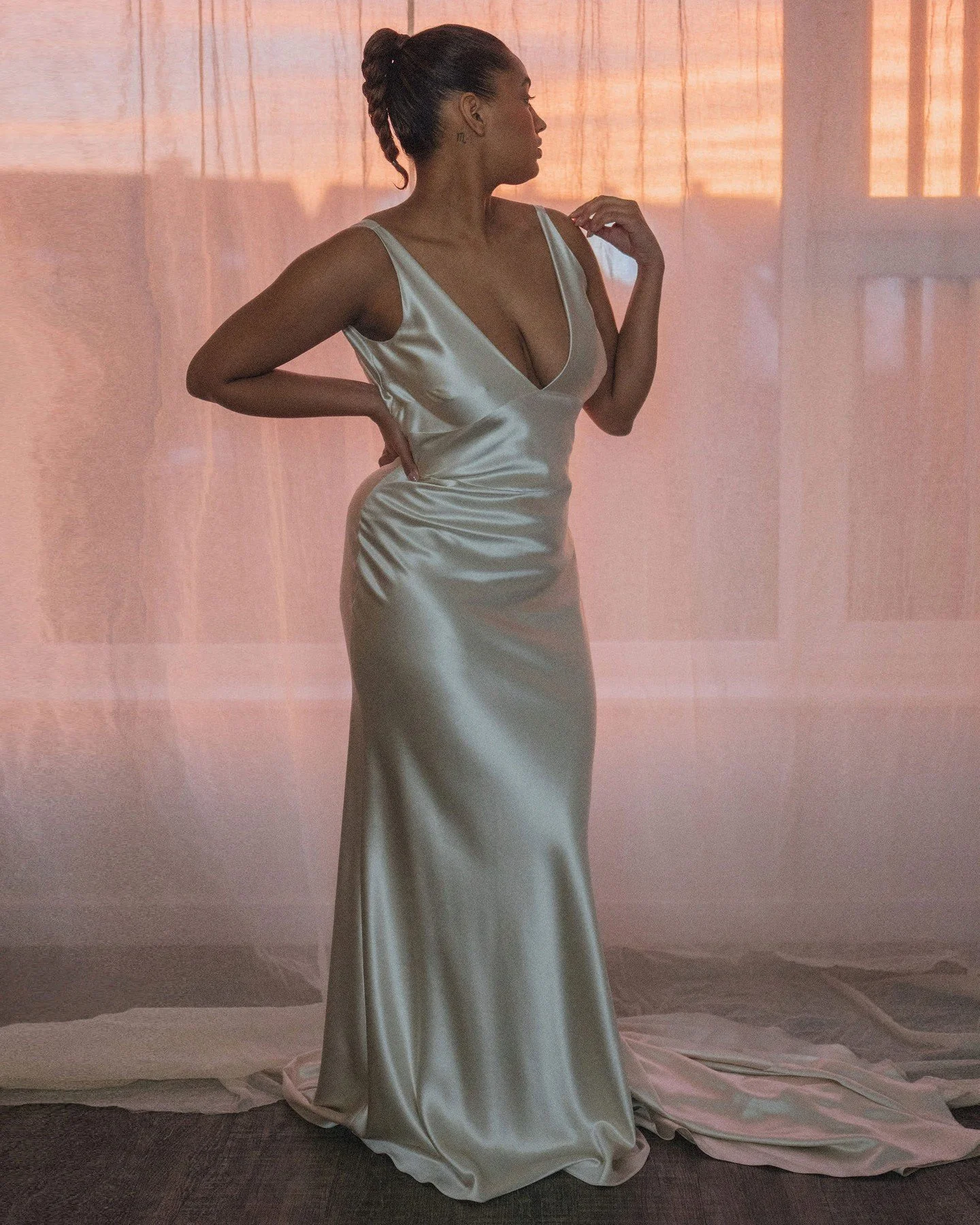 Adore bias-cut designs, but worried they're not for you? We&rsquo;ve created a stunning selection of slinky options in an inclusive size range for our brides to try on in the studio. Book your private one-to-one appointment now to see how amazing you