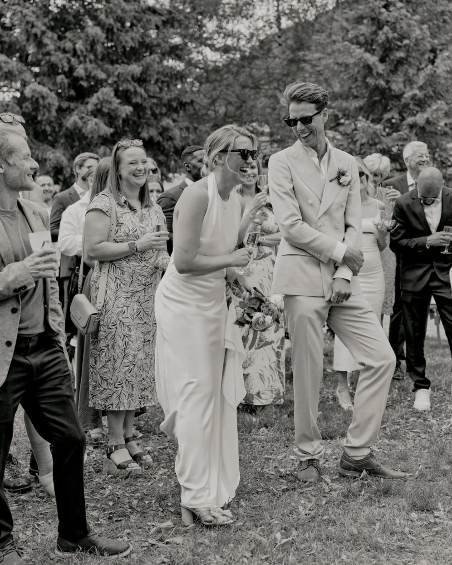Some weddings just look like THE most fun. Rolling In Roses bride India is proof our dresses aren&rsquo;t made to sit still &mdash; they&rsquo;re made for dancing until your feet hurt. 
Photography by @jamesstarkeyweddings

#coolbride #backlessweddin
