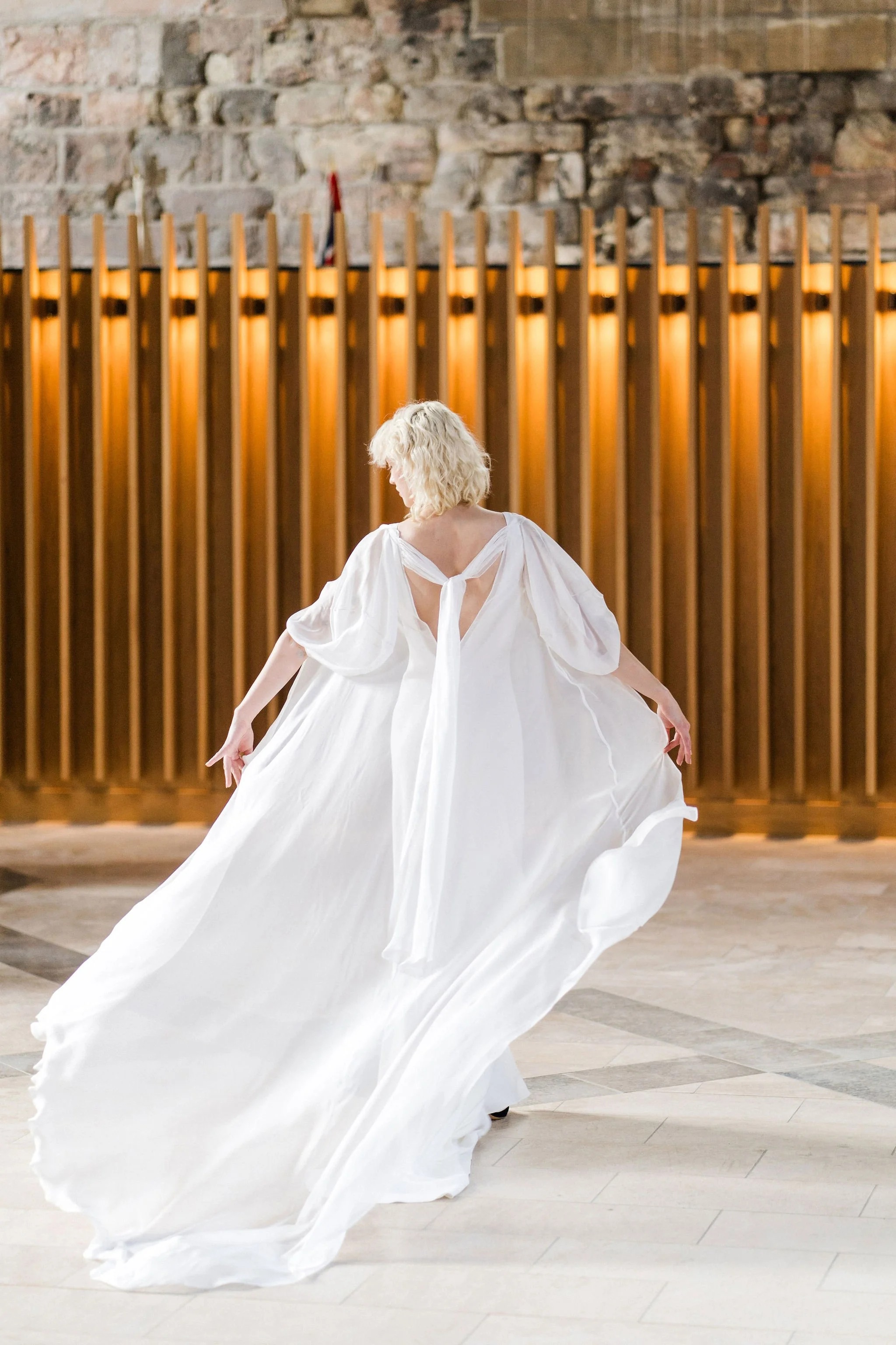 The Portia Robe. A contemporary take on bridalwear. — Rolling In Roses ...