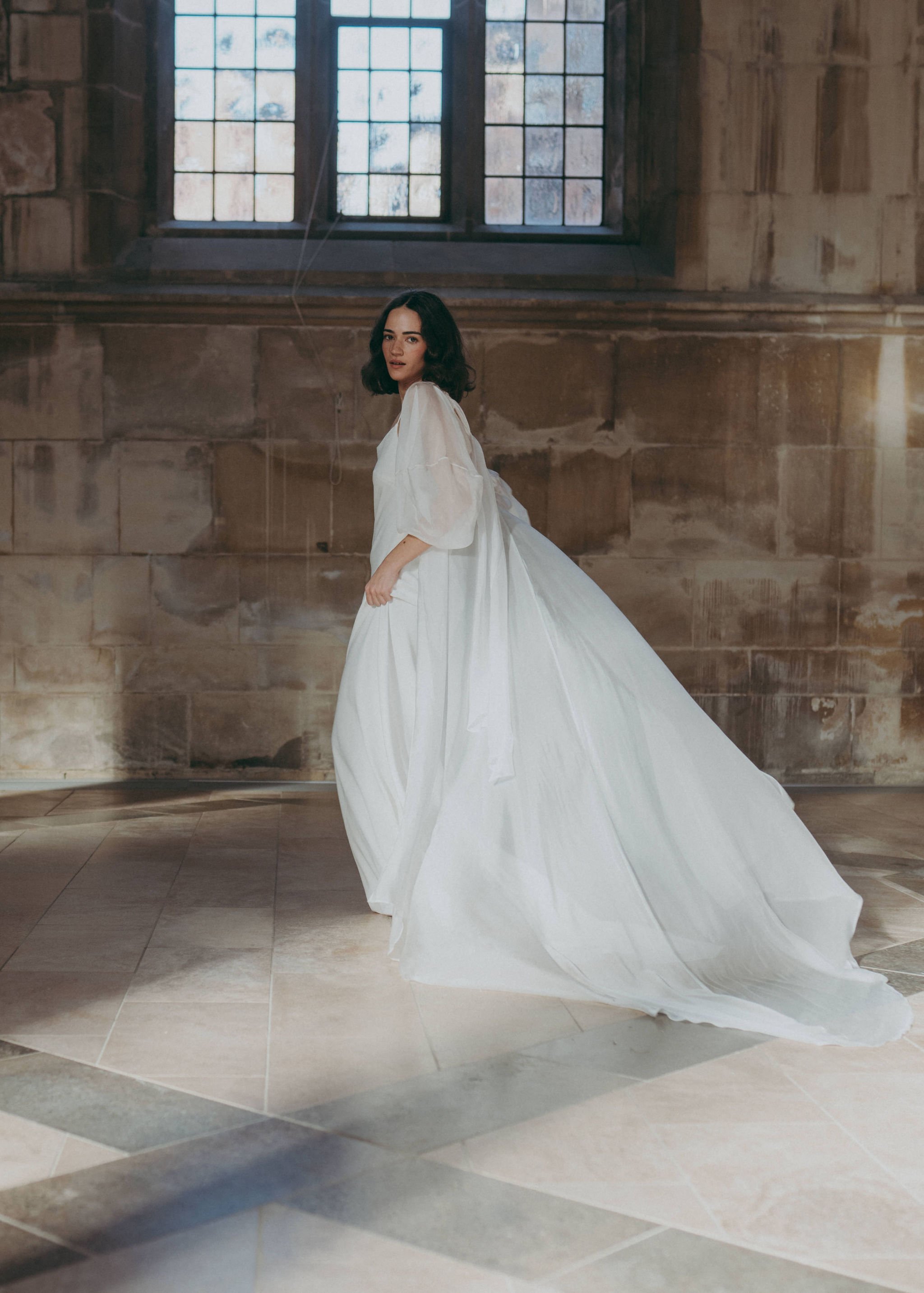 The Portia Robe. A contemporary take on bridalwear. — Rolling In Roses ...