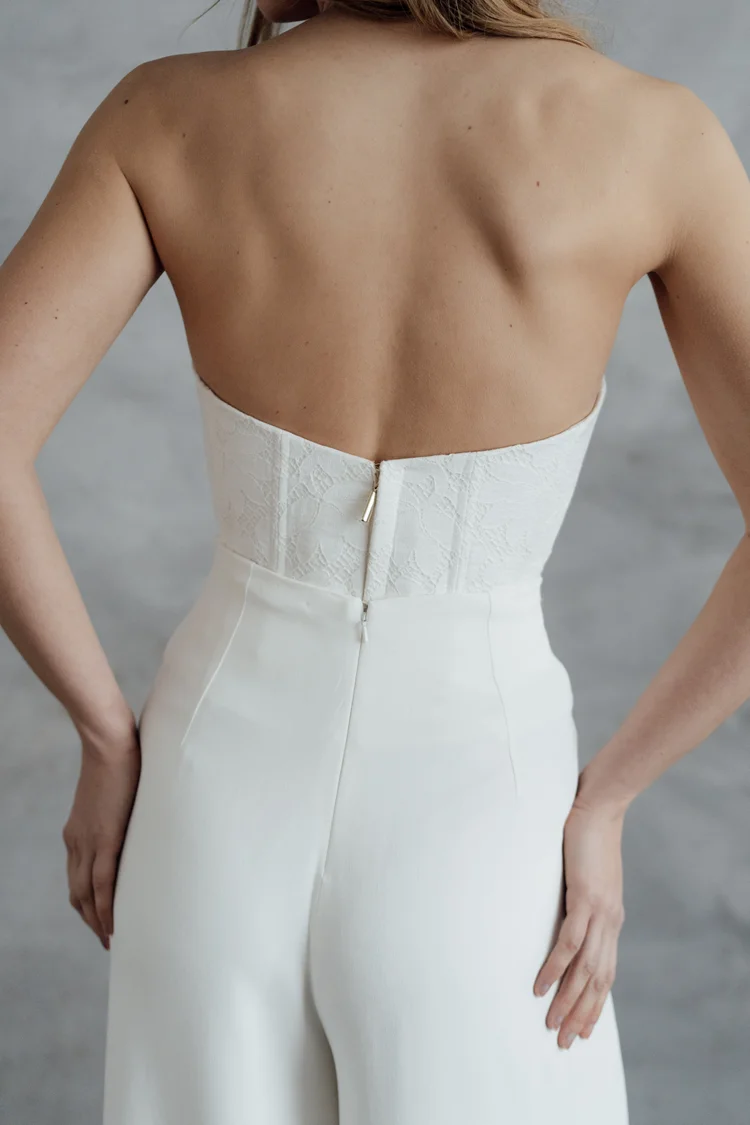 Valentine Shirt, Bustier With Treebo Broad Pant